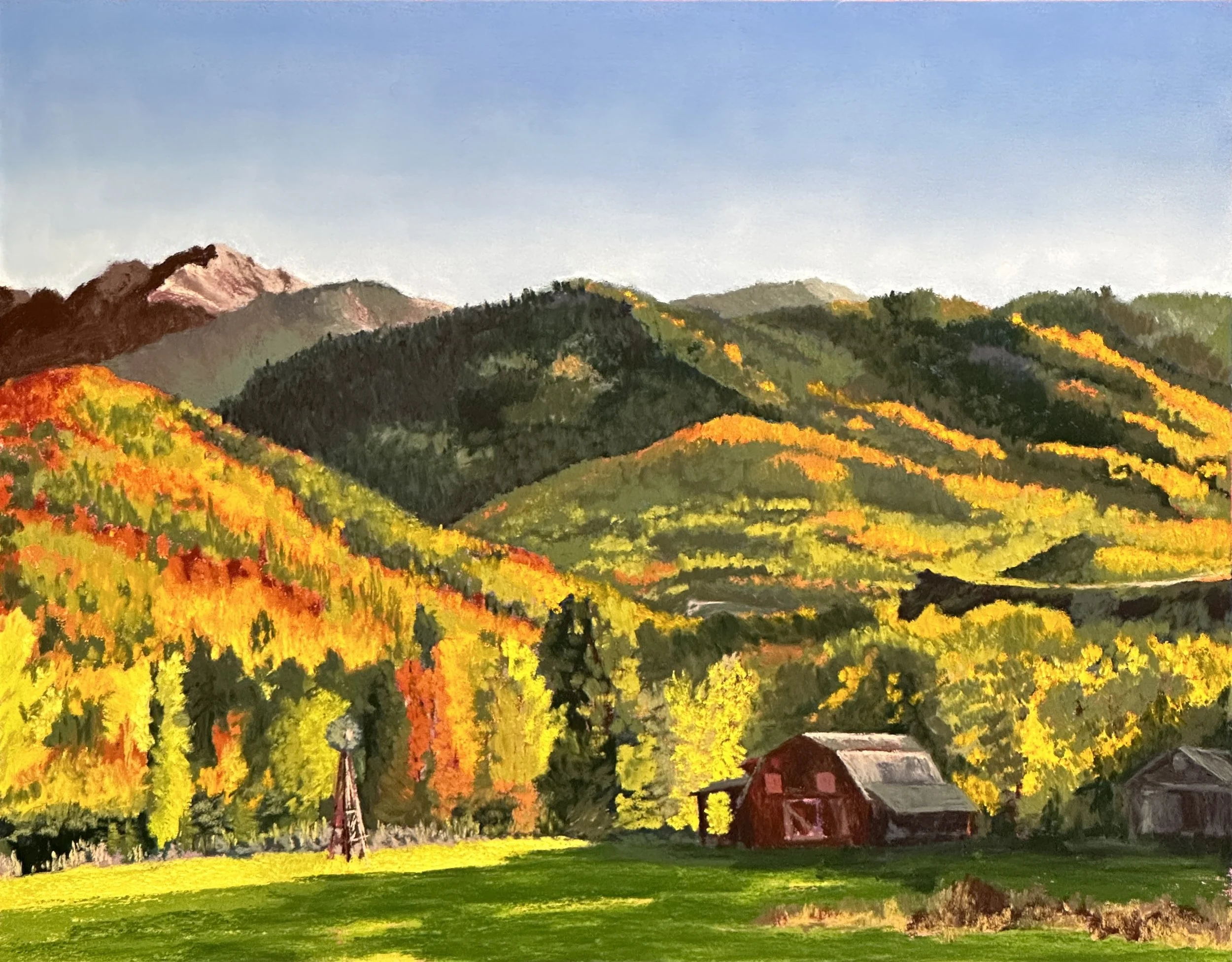 Last Day of Summer, Old Snowmass, 11" x 14"