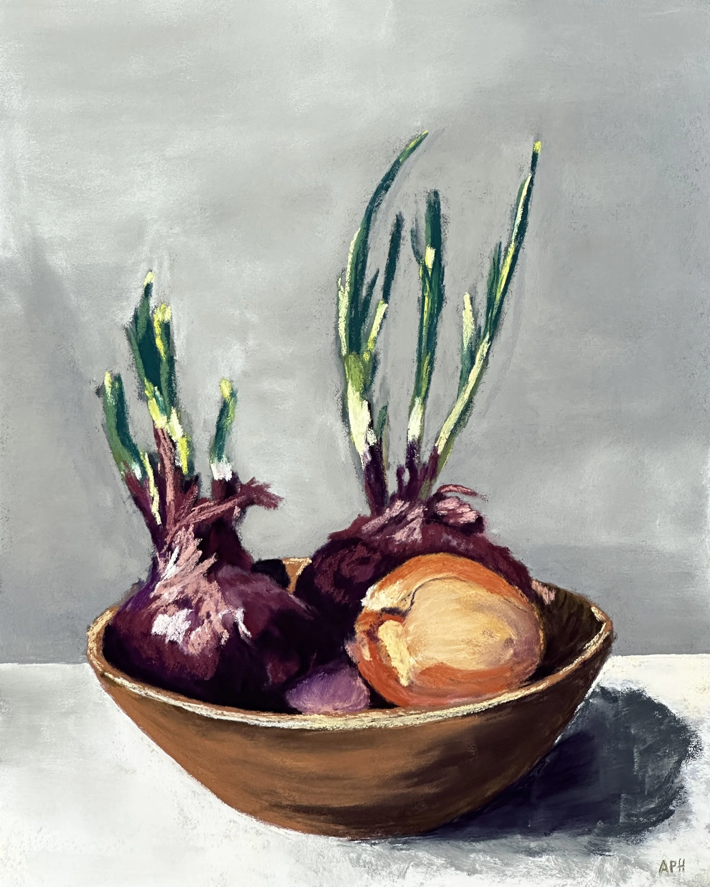 Late Season Onions, 10" x 8"