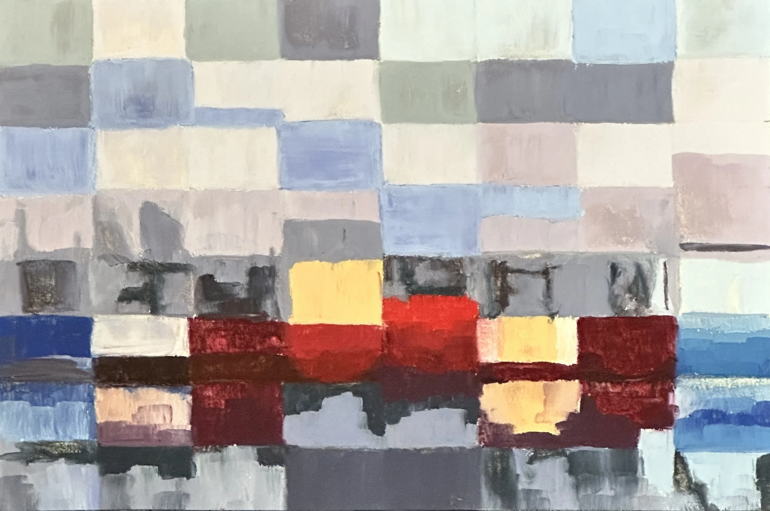 Fishing Fleet Deconstructed, 8" x 10"