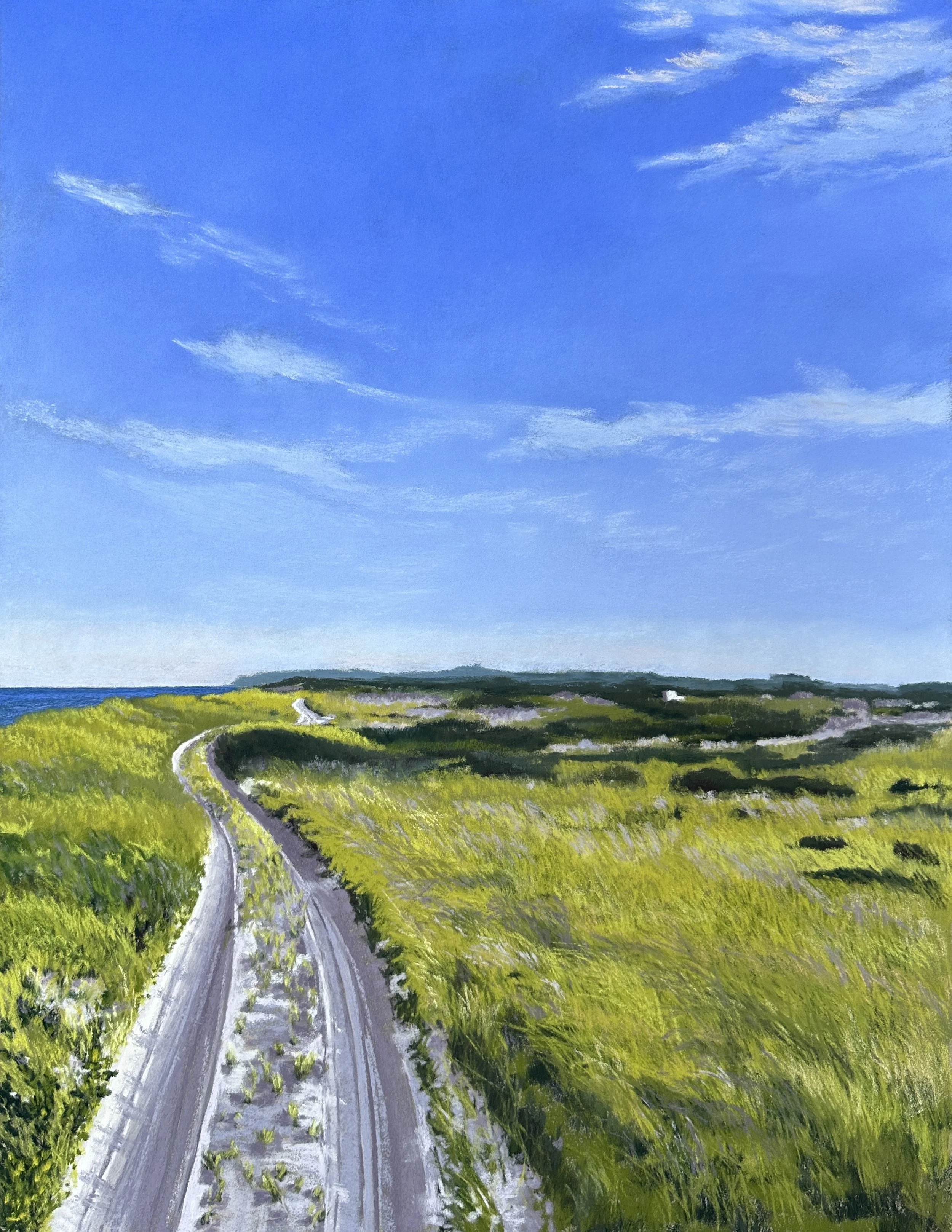 Violet Road, 25" x 19"