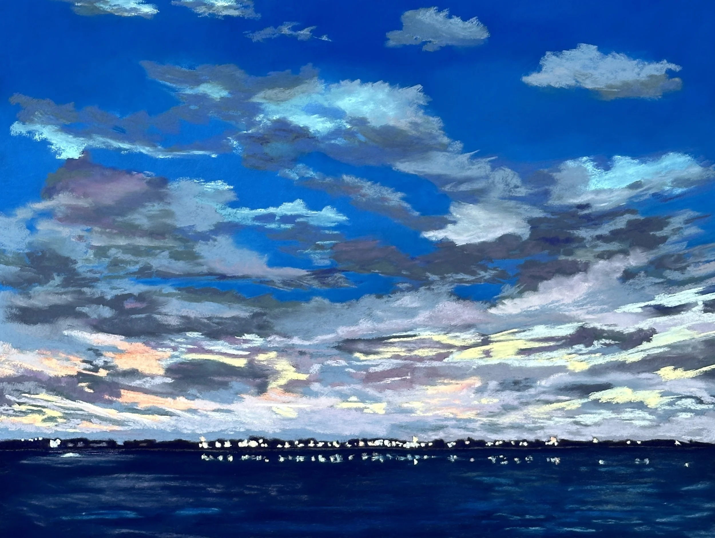 Twilight Approach, 19" x 25"