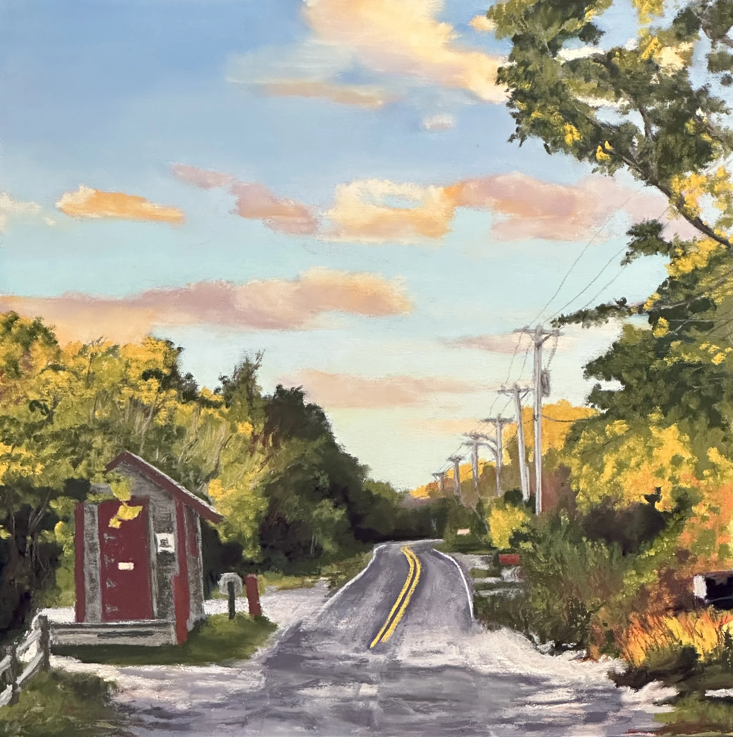 Wauwinet Road, 12" x 12"