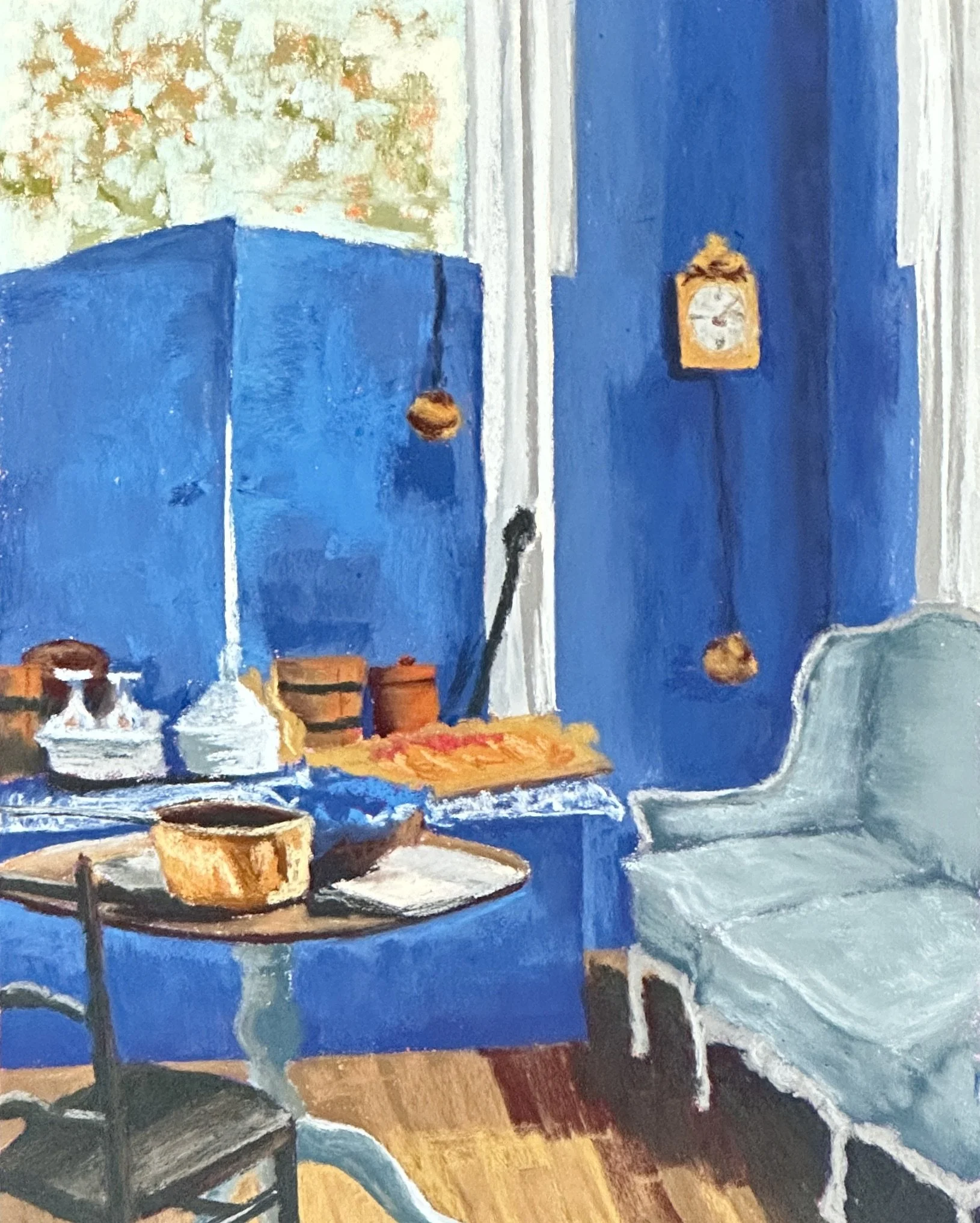 Blue Kitchen, 10" x 8"