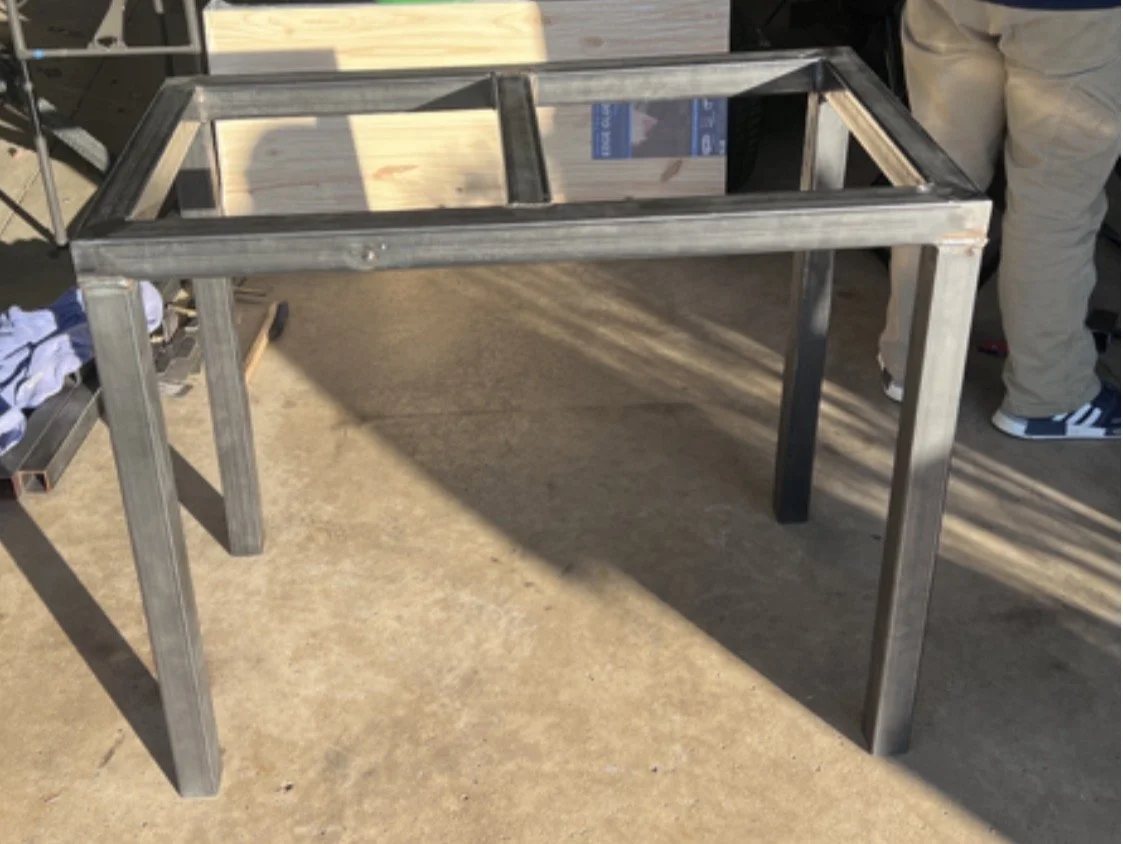 Heavy duty steel frame designed to support aquarium weight