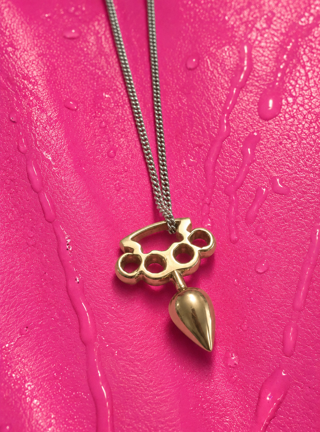 TOUGH LOVE Bronze Pendant