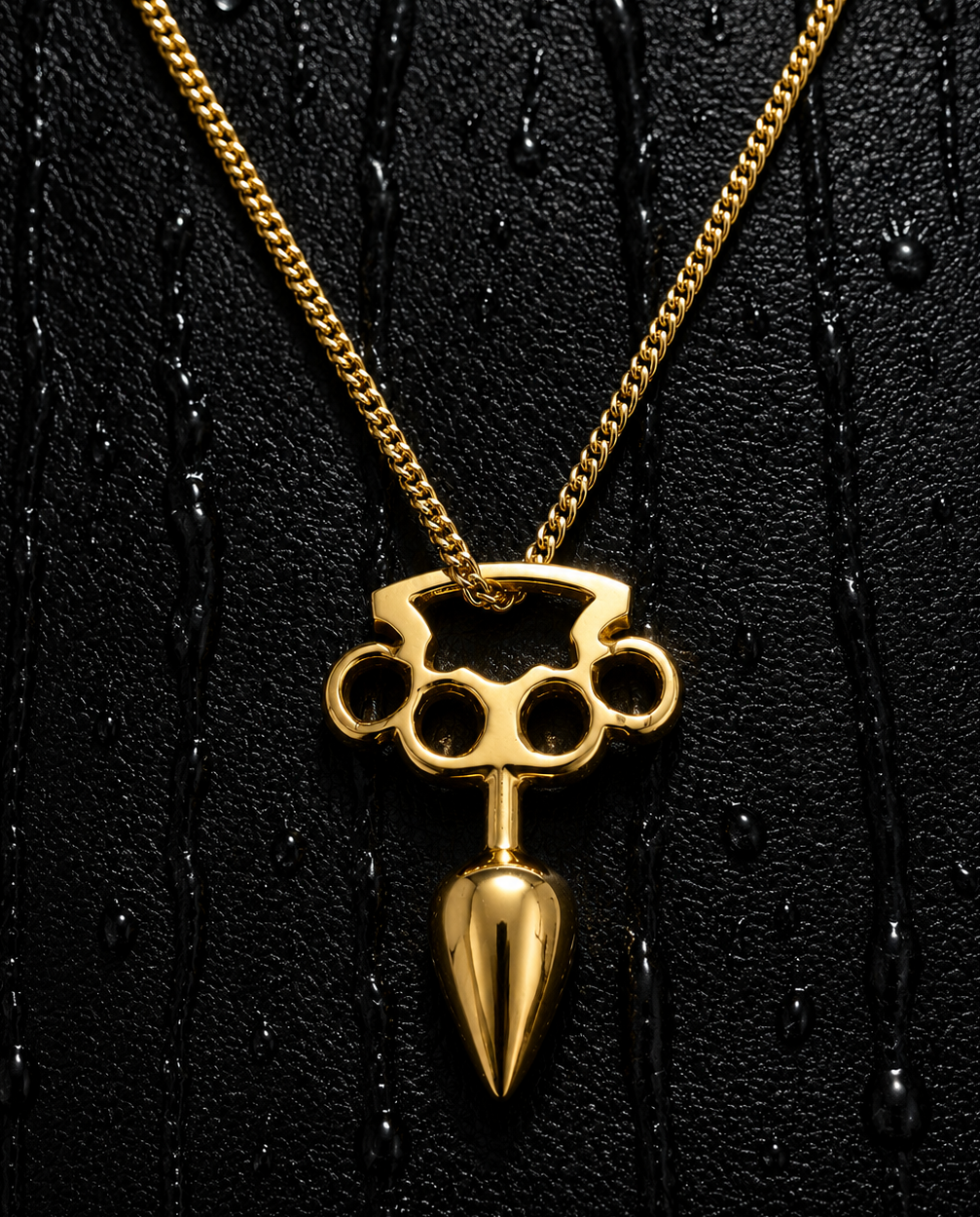TOUGH LOVE 14k Gold Pendant