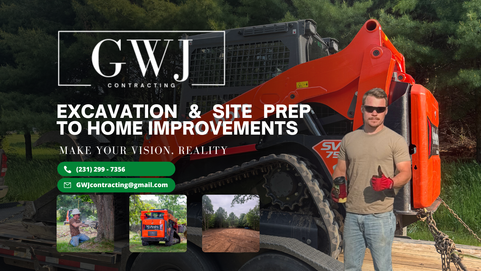 Excavation &amp; Driveway Site Prep Project in Manistee, Michigan