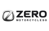The Zero Motorcycle logo with a stylized zero symbol and the company name in black text.