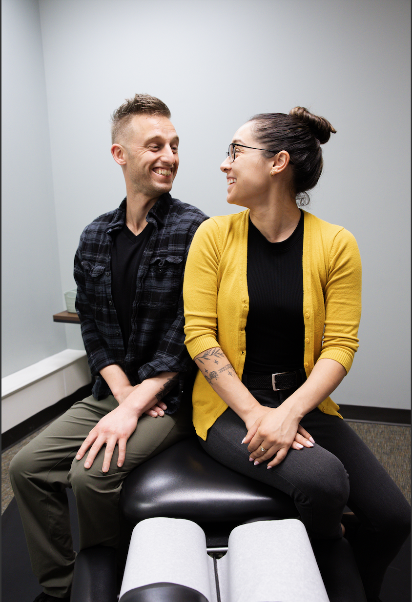 Dr. Colton Engleman and Dr. Ashley Borunda