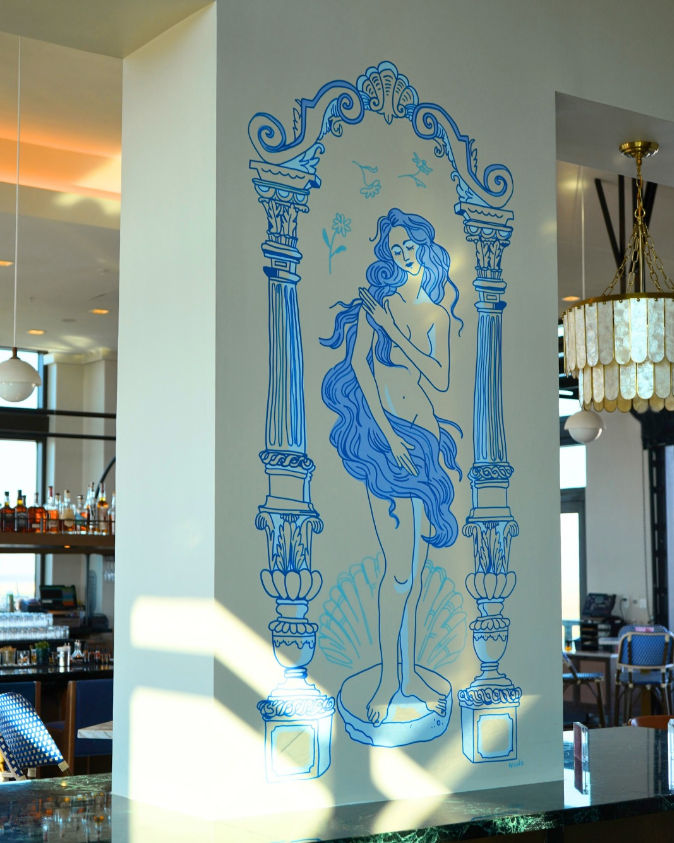 Hand-painted bespoke murals — NoNo Flores - Live Portraits and Illustration