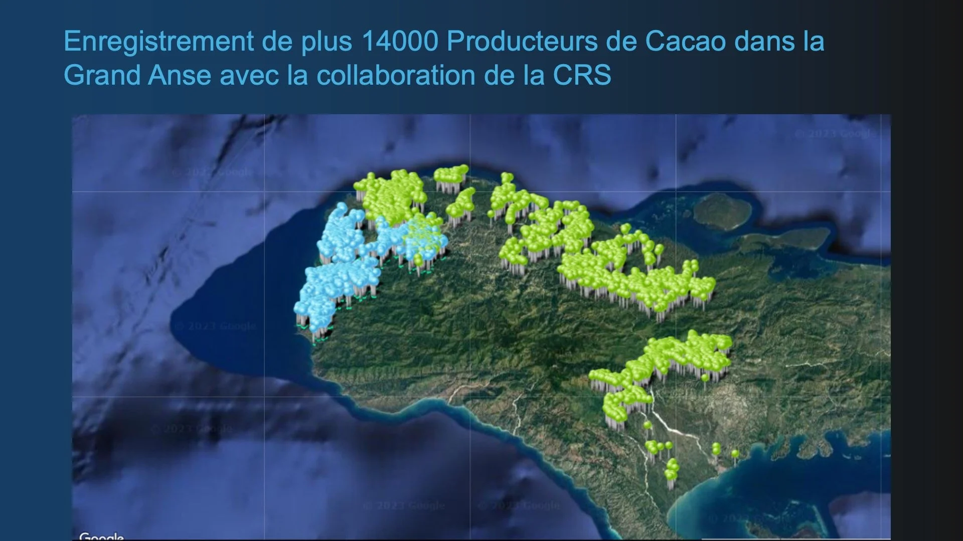Activités de géoréférencement