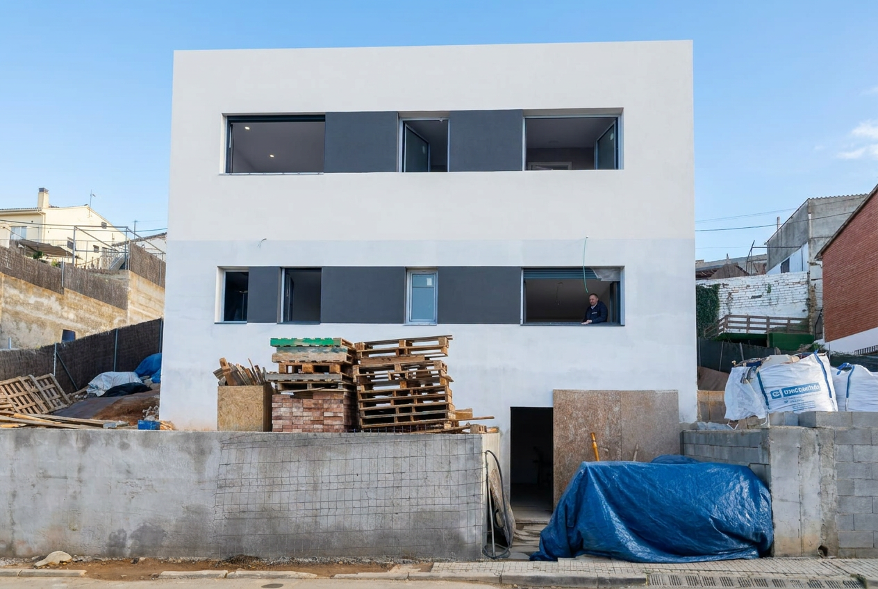 Reforma integral y construcción de vivienda unifamiliar de diseño contemporáneo, ejecutada con criterios de eficiencia energética, calidad constructiva y optimización de espacios para ofrecer un hogar moderno, funcional y preparado para el futuro.
