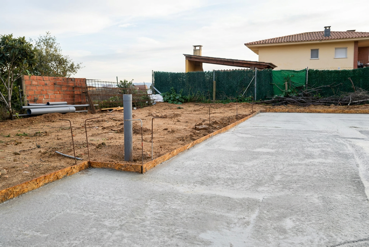 Construcción de vivienda unifamiliar desde cimentación y estructura, con ejecución de obra nueva, instalaciones y acabados. Proyectos desarrollados con criterios de calidad constructiva, eficiencia energética y optimización de recursos.
