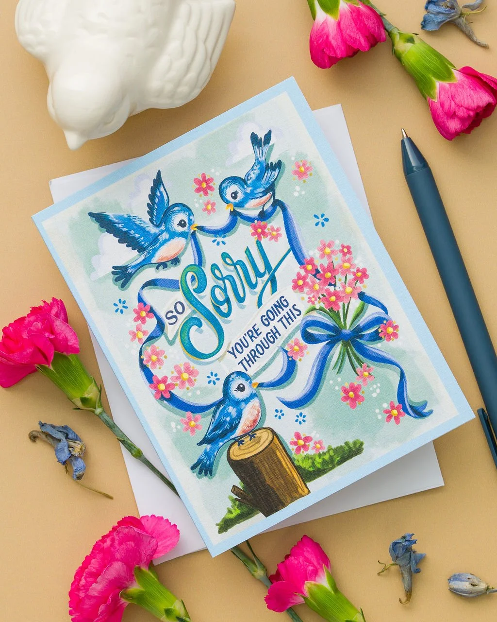 So Sorry You're Going Through This - Sympathy Greeting Card