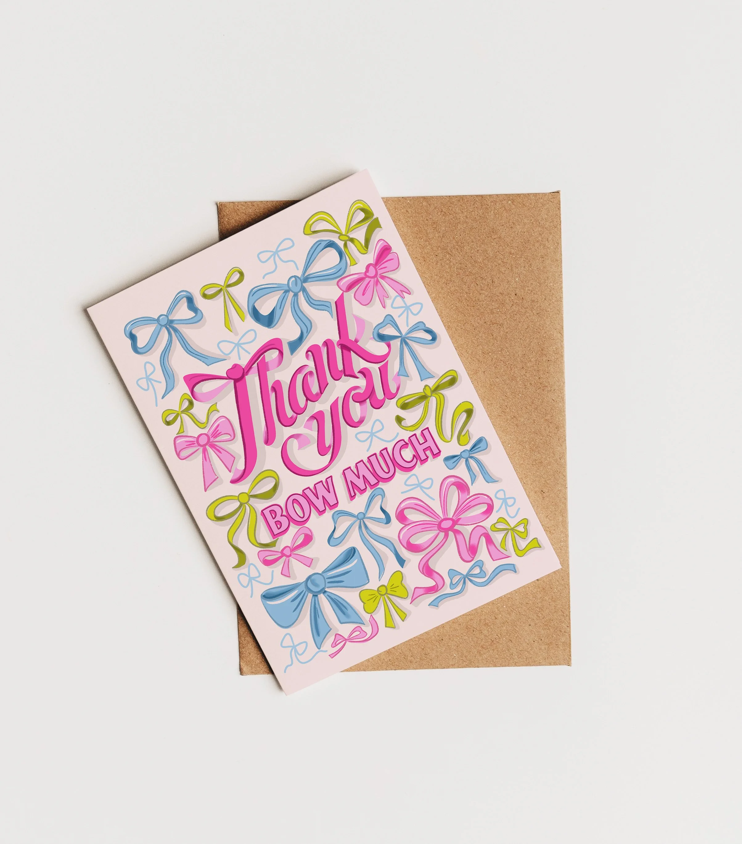 Thank You Bow Much - Thank You Card