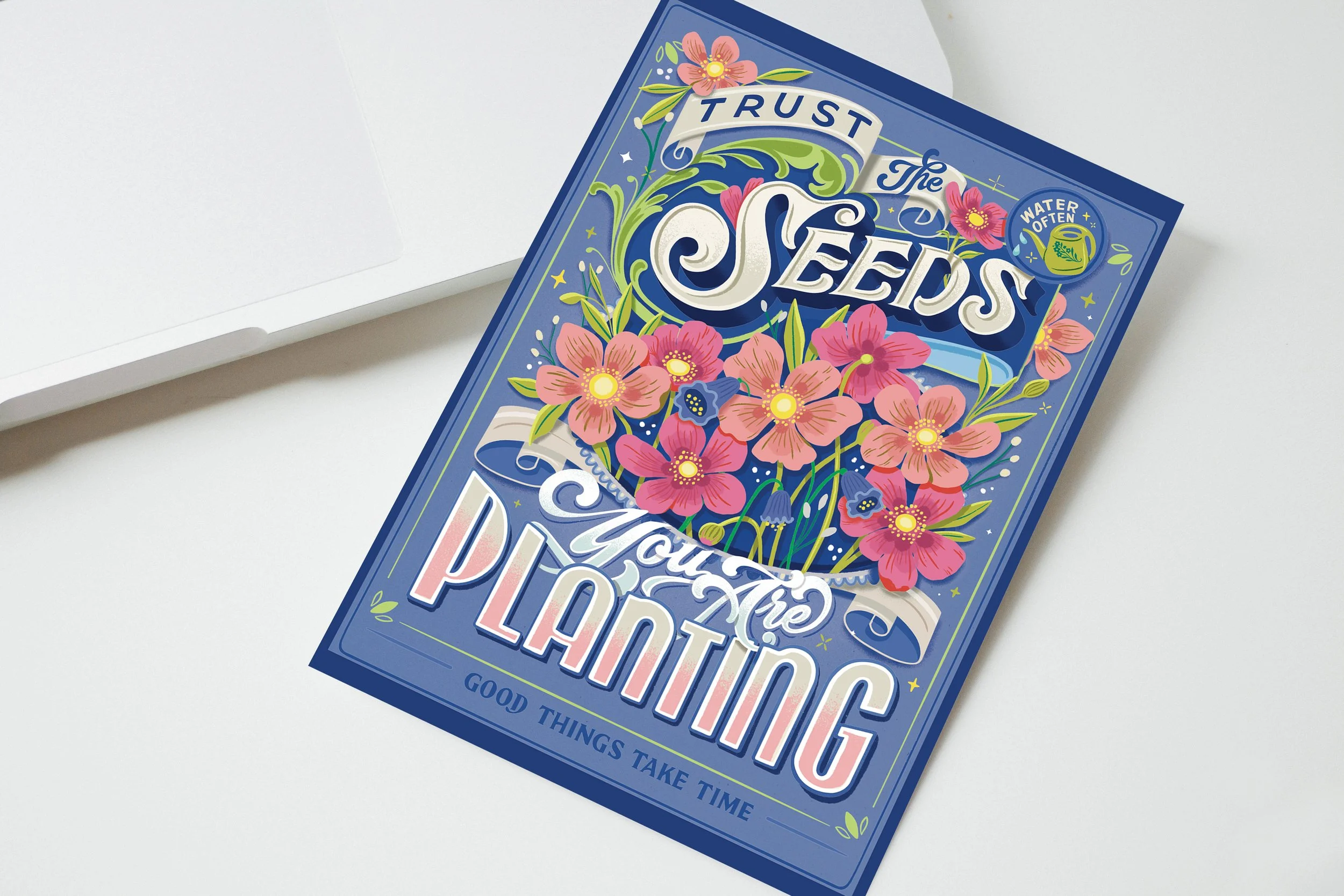 Trust the Seeds You are Planting - Greeting Card