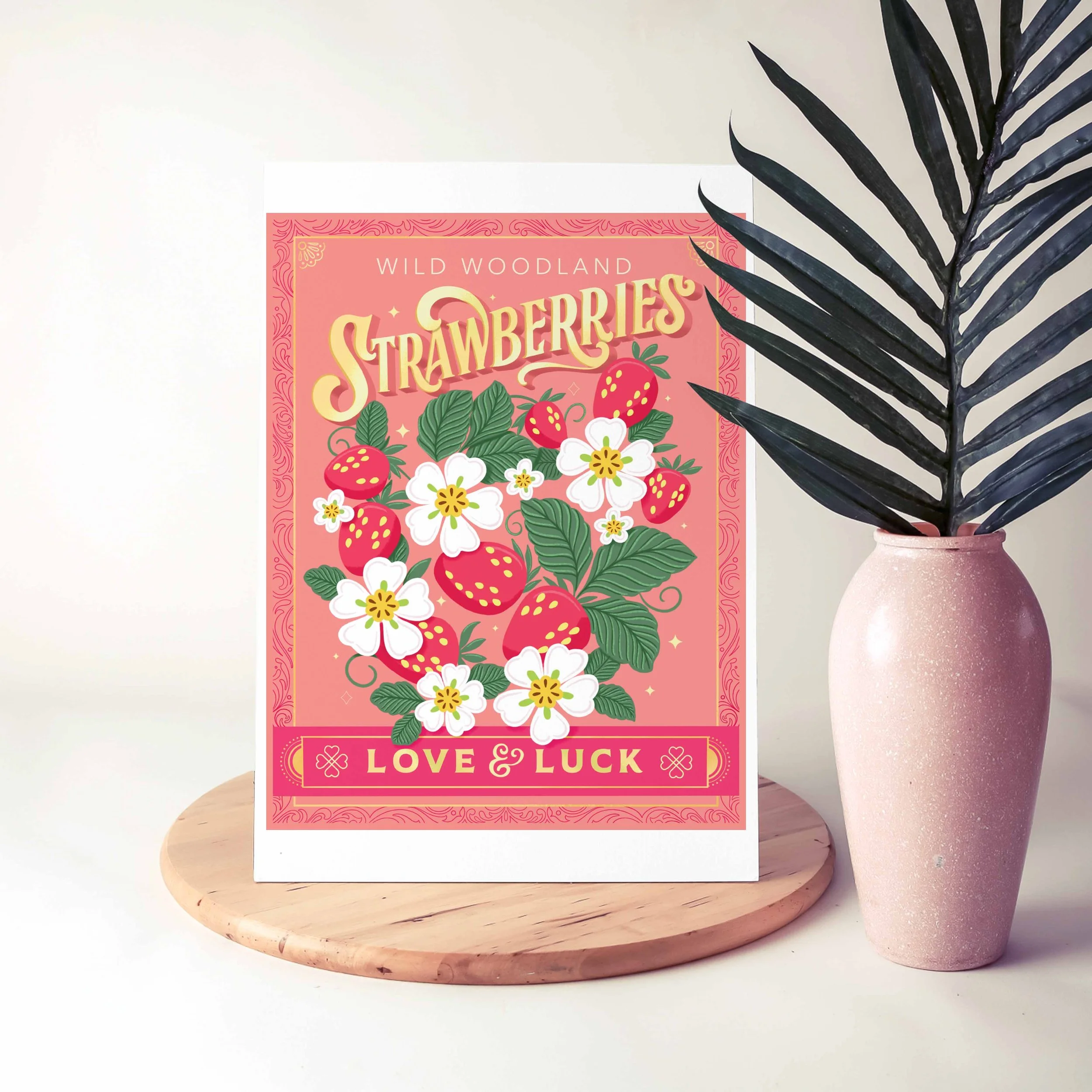 Strawberries 8X10 Print