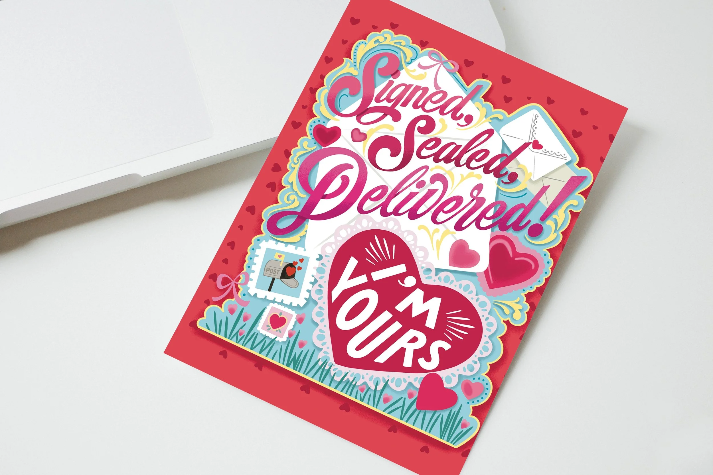 Signed, Sealed, Delivered - Love / Valentine's Day Card