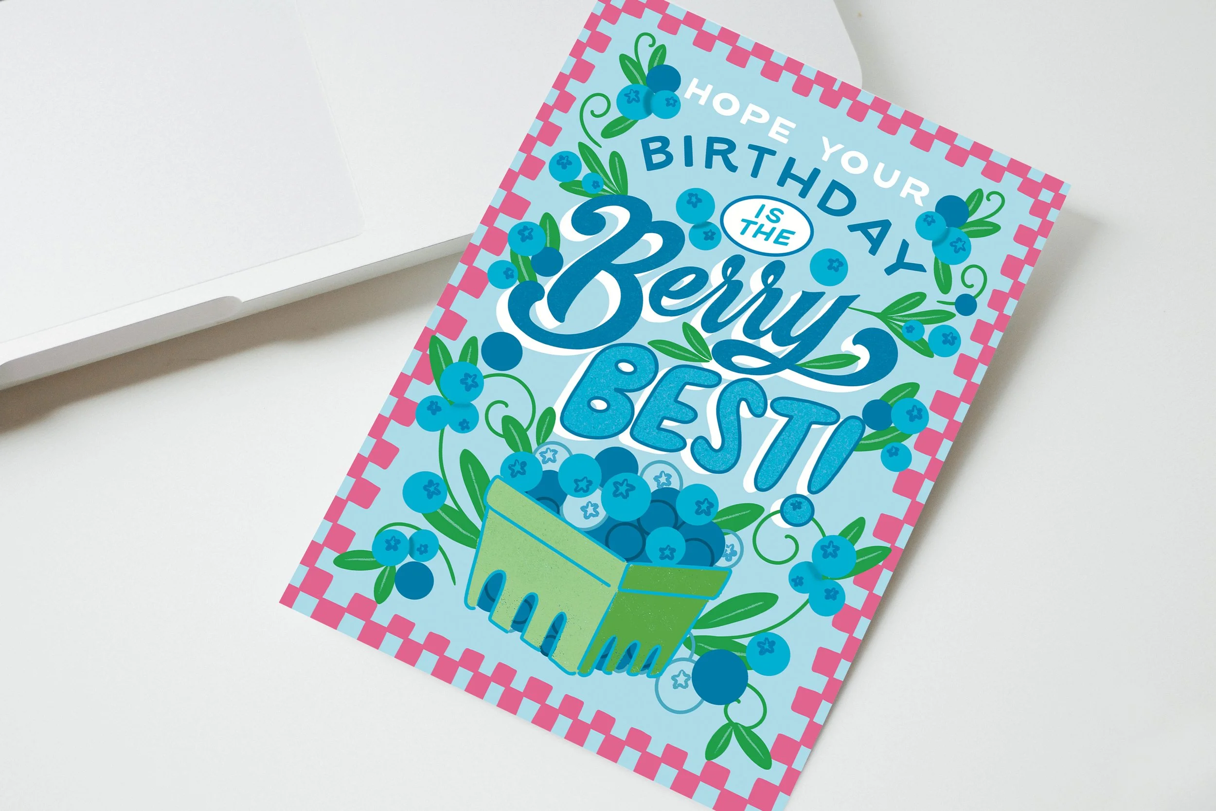 Birthday Card - Hope Your Birthday is the Berry Best