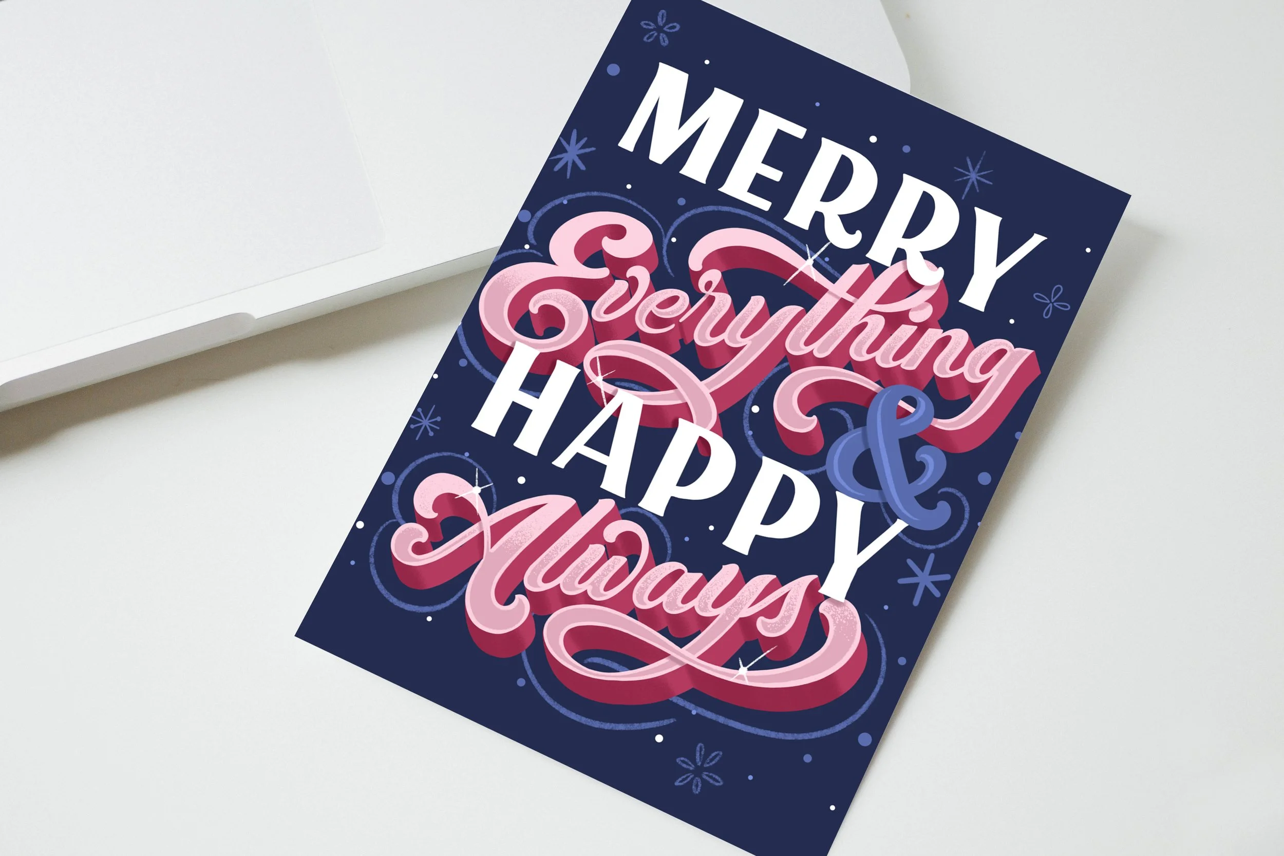 Merry Everything & Happy Always - Holiday Card
