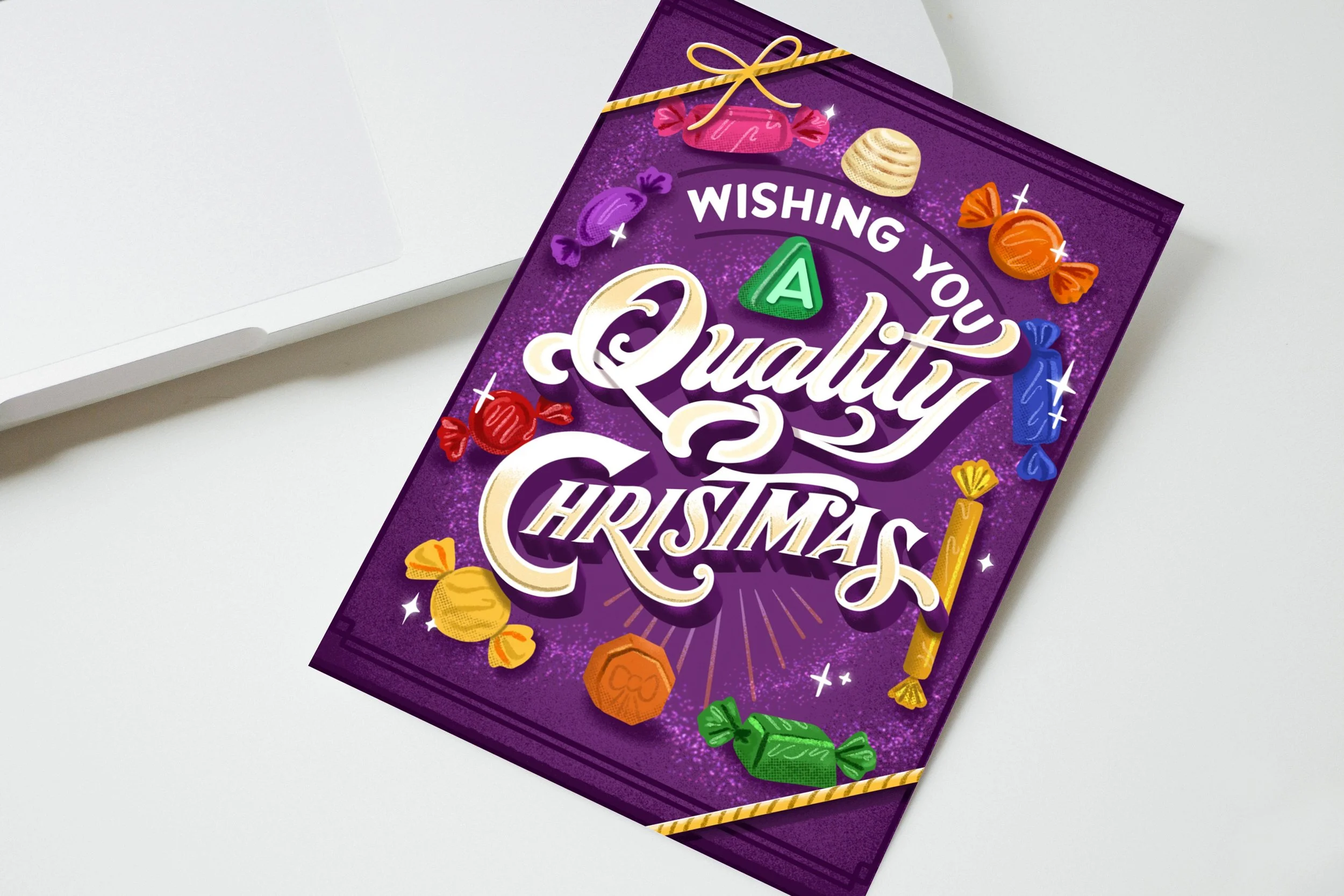 Quality Street Christmas Card