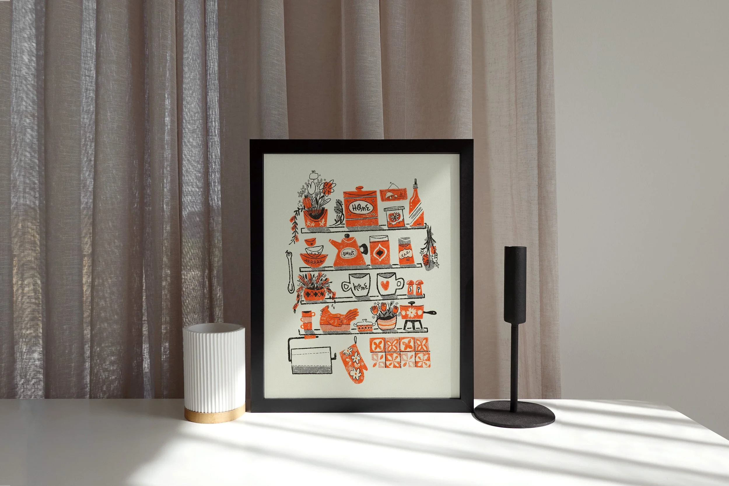Home Sweet Home 8x10 Art Print