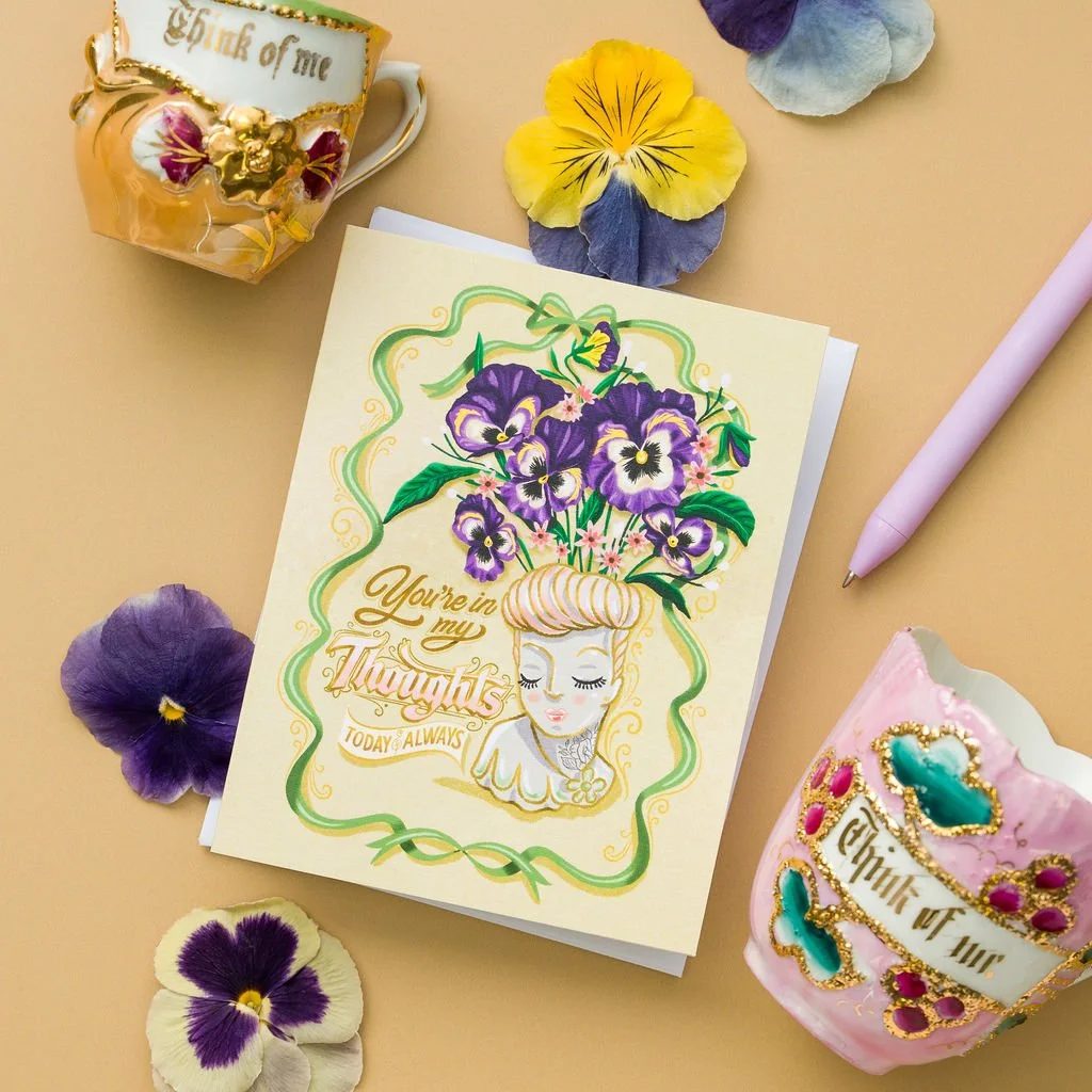 You're in my Thoughts - Sympathy Greeting Card