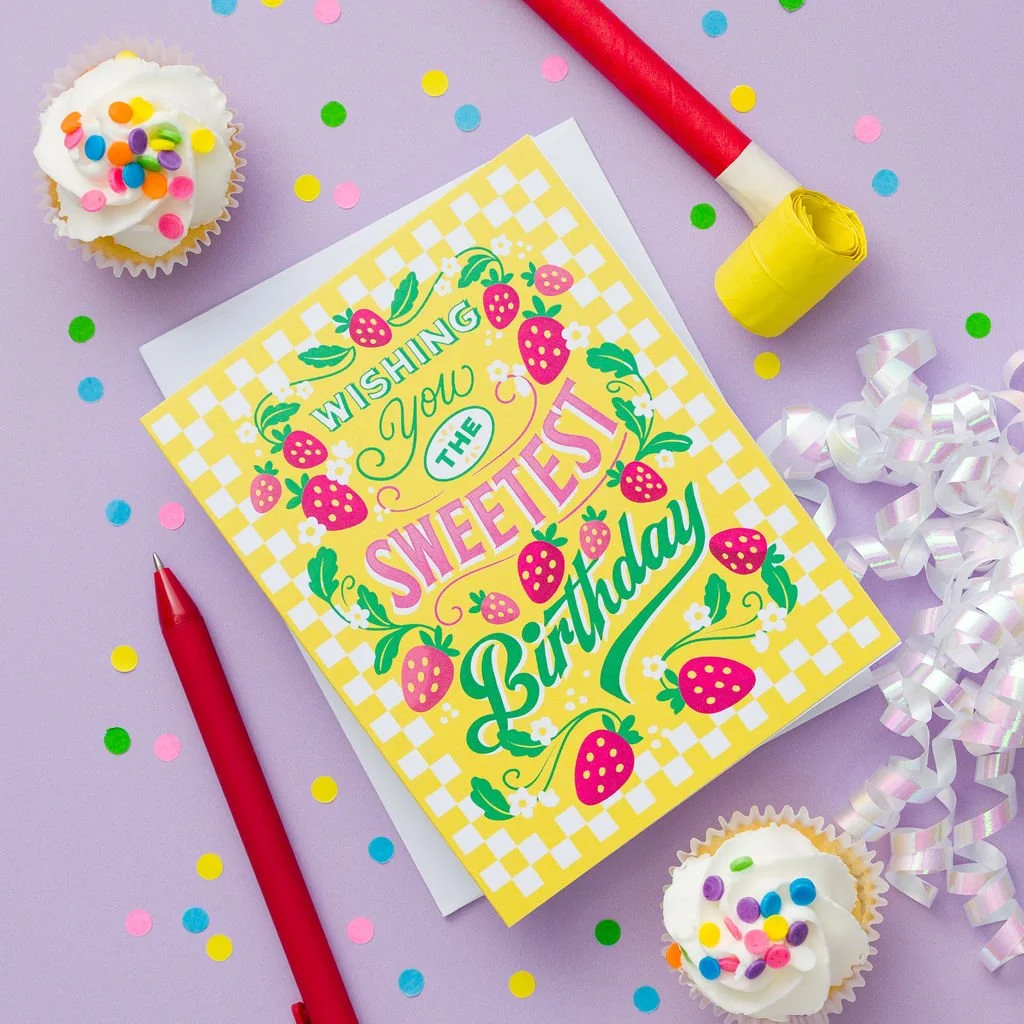 Birthday Card - Wishing You the Sweetest Birthday