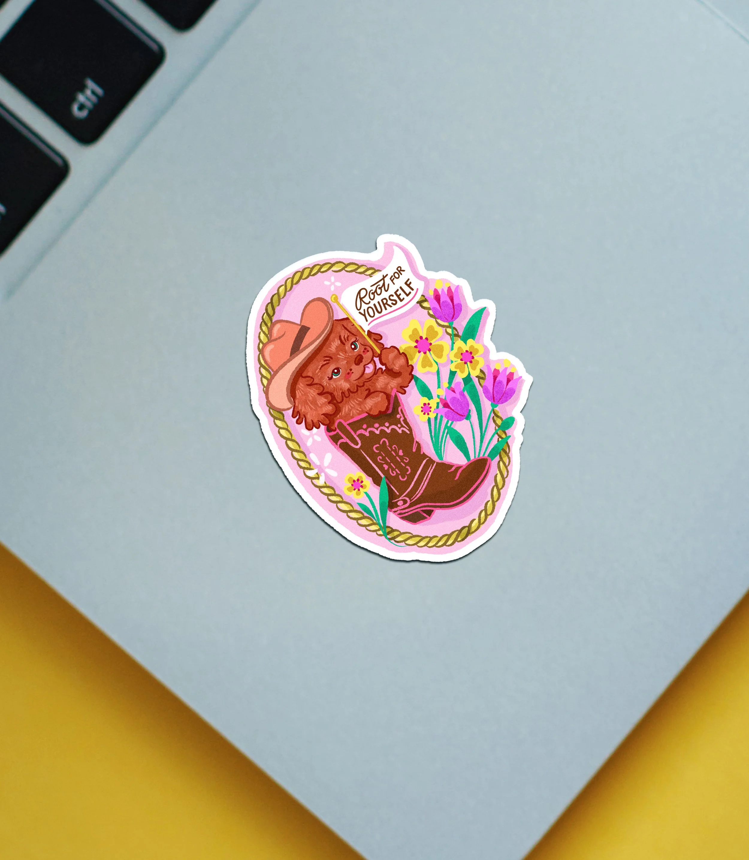 Root for Yourself Vinyl Sticker