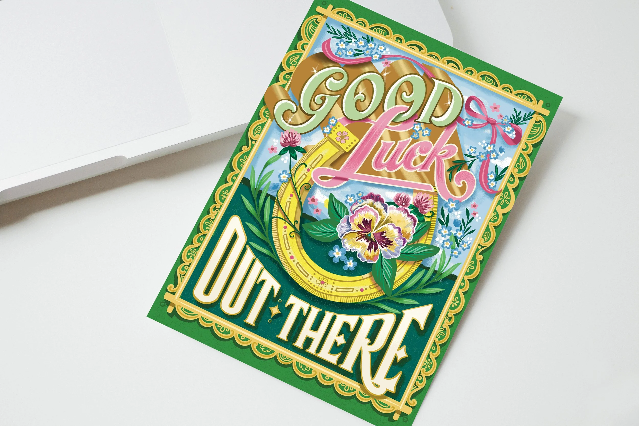 Good Luck Out There - Greeting Card