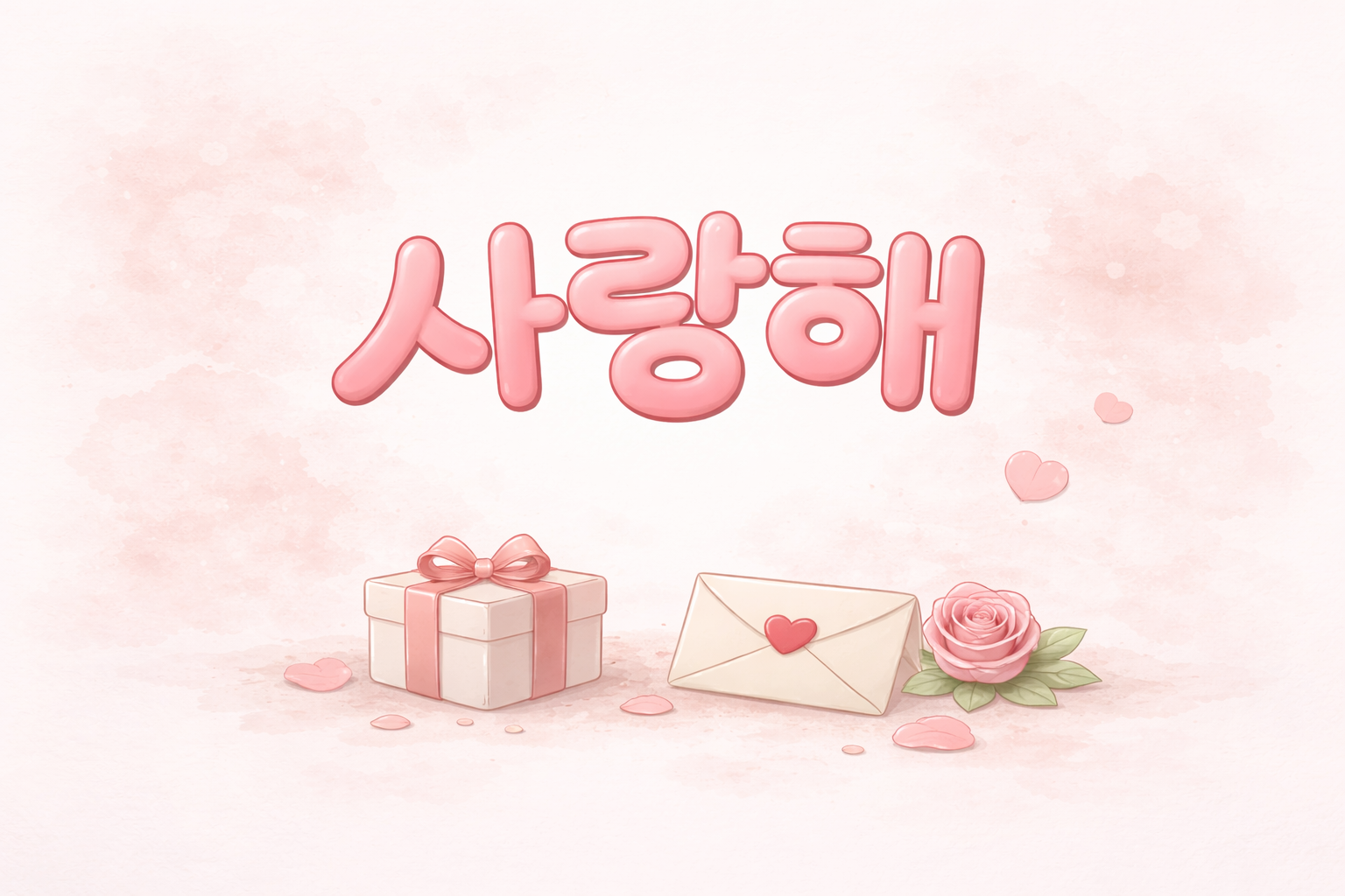 Miłość pisana Hangulem