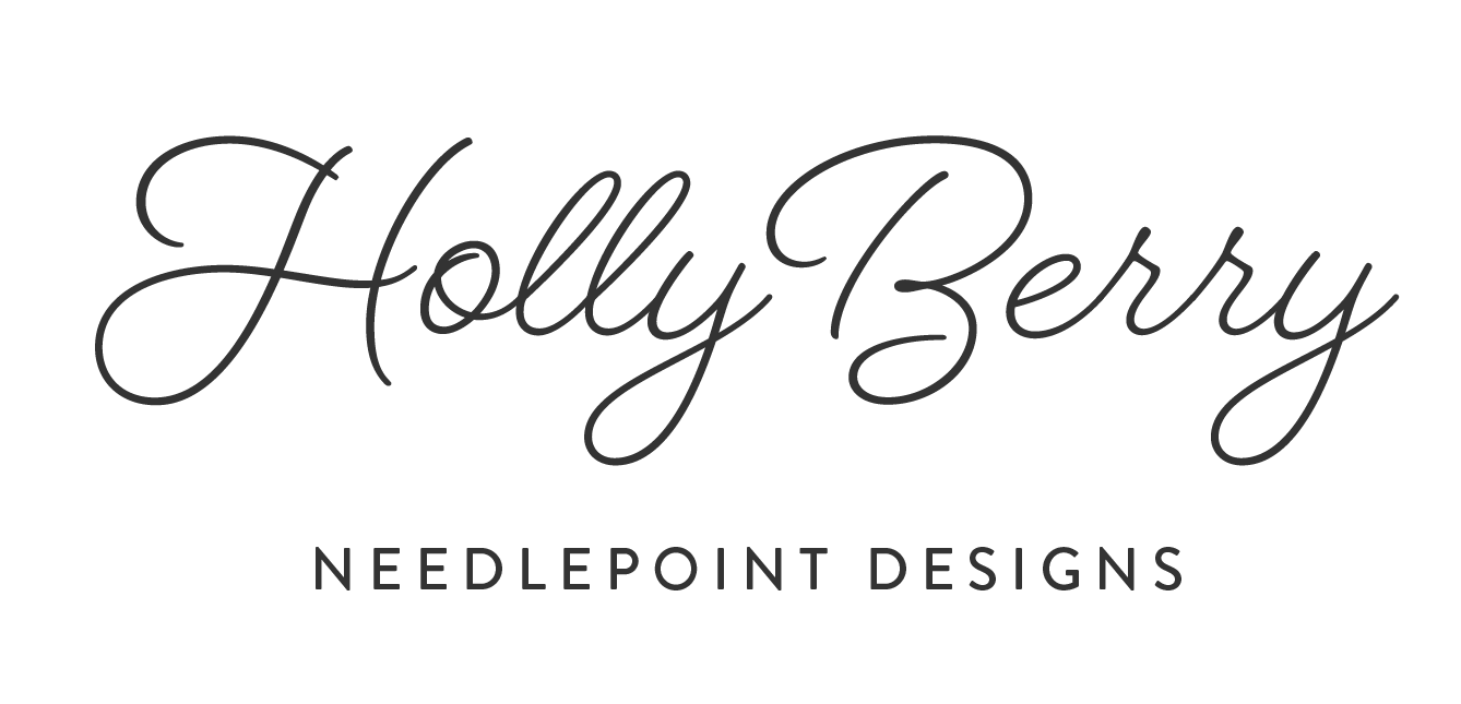 Holly Berry Needlepoint