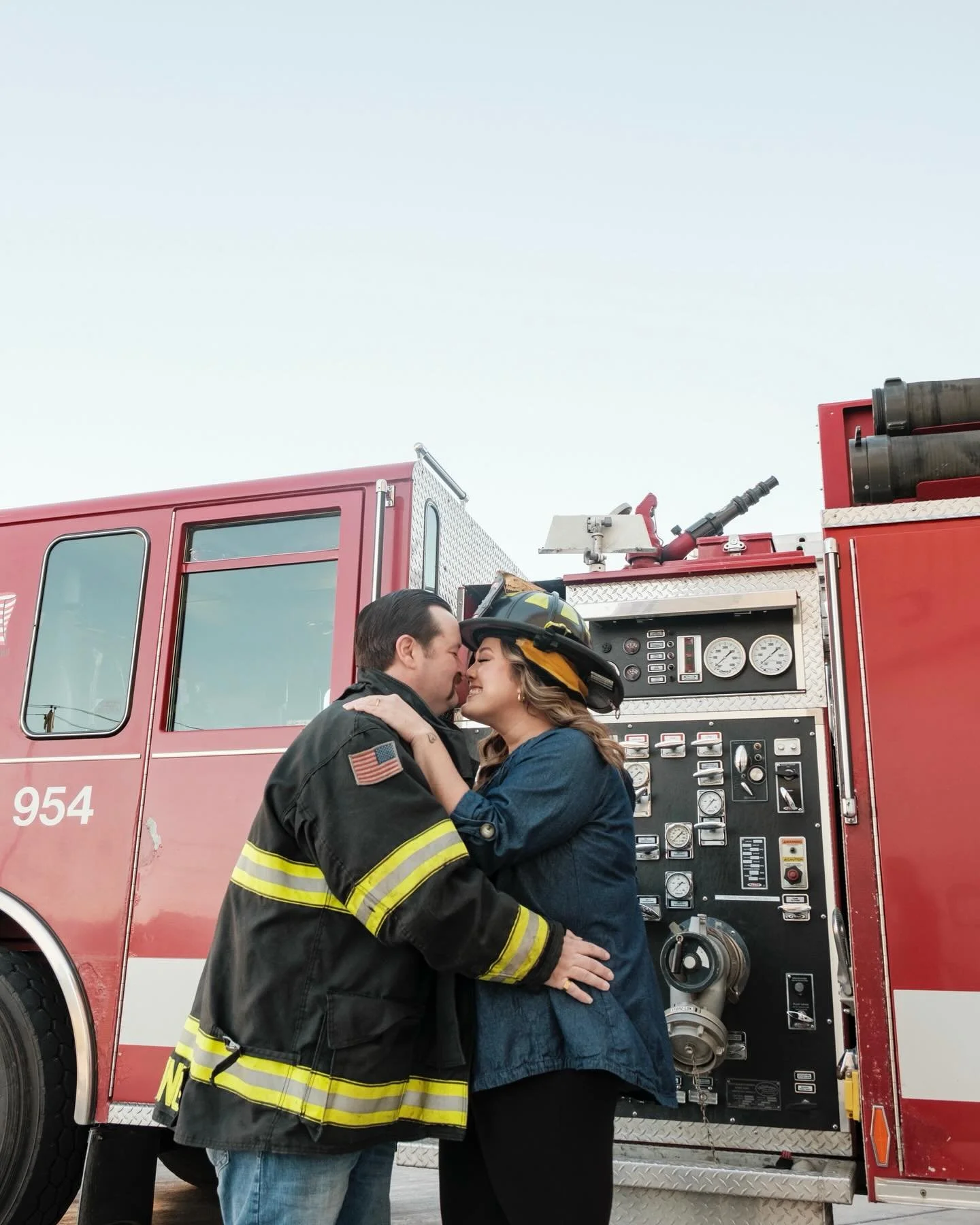 A little preview of Natalie &amp; Daniel&rsquo;s engagement session 🤍
From the firehouse to the quiet paths of Lilacia Park&hellip; every moment with these two felt easy, sweet, and full of love.

Counting down to celebrating their big day. Thank yo