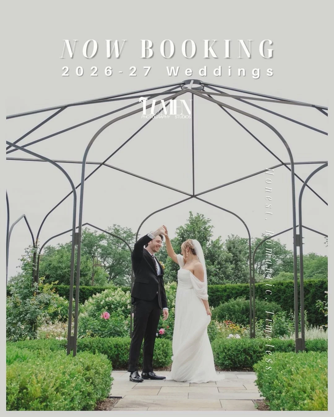 ✨NOW BOOKING 2026-27 WEDDINGS. Honest. Romantic. Timeless. 

We&rsquo;re taking on a limited number of celebrations for 2026 as we continue to keep our approach intentional and personal. 

For more information on packages and availability, inquire th