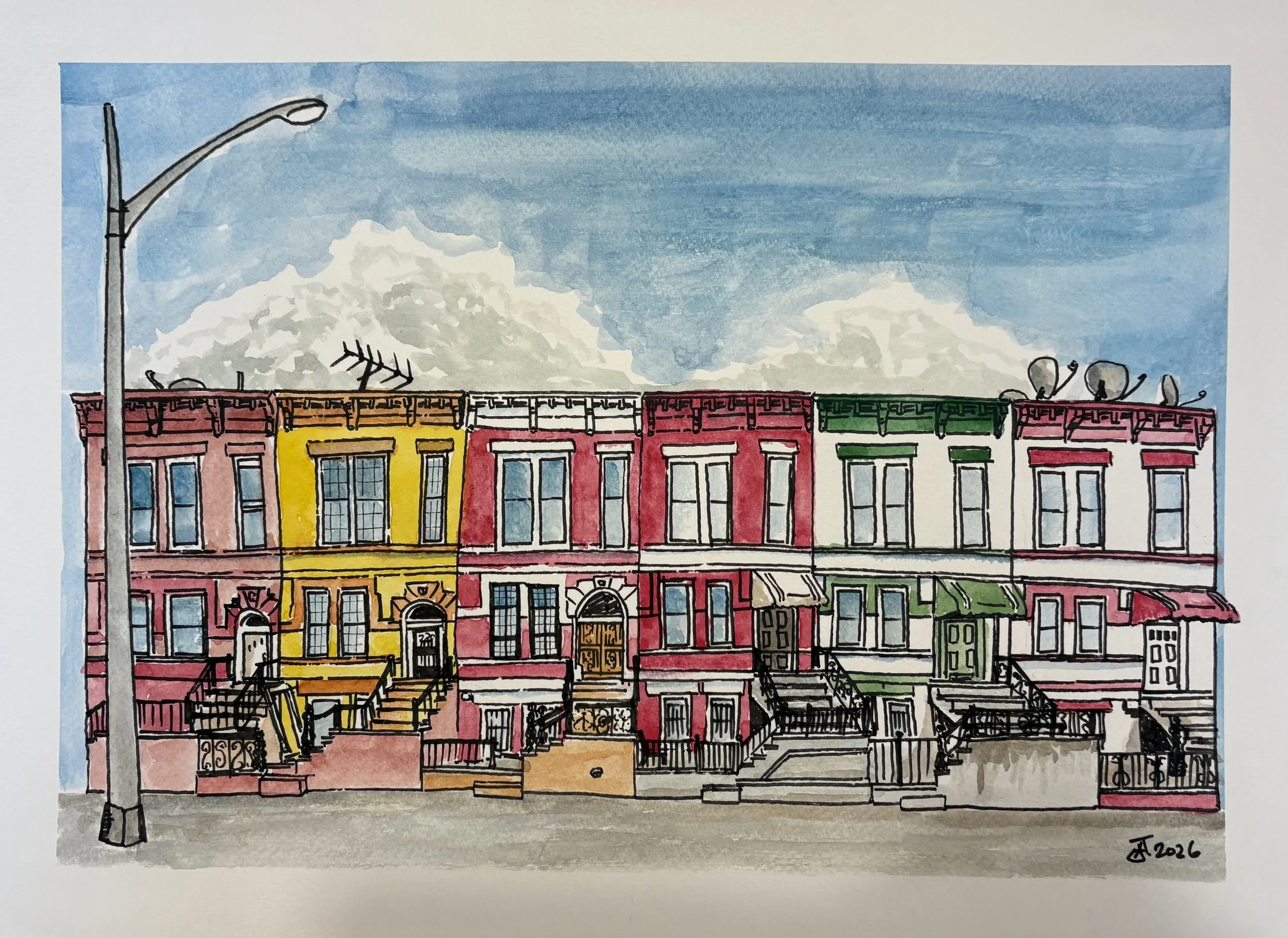 Easy Buildings @sketchbookskool #SBSDrawWithMe 