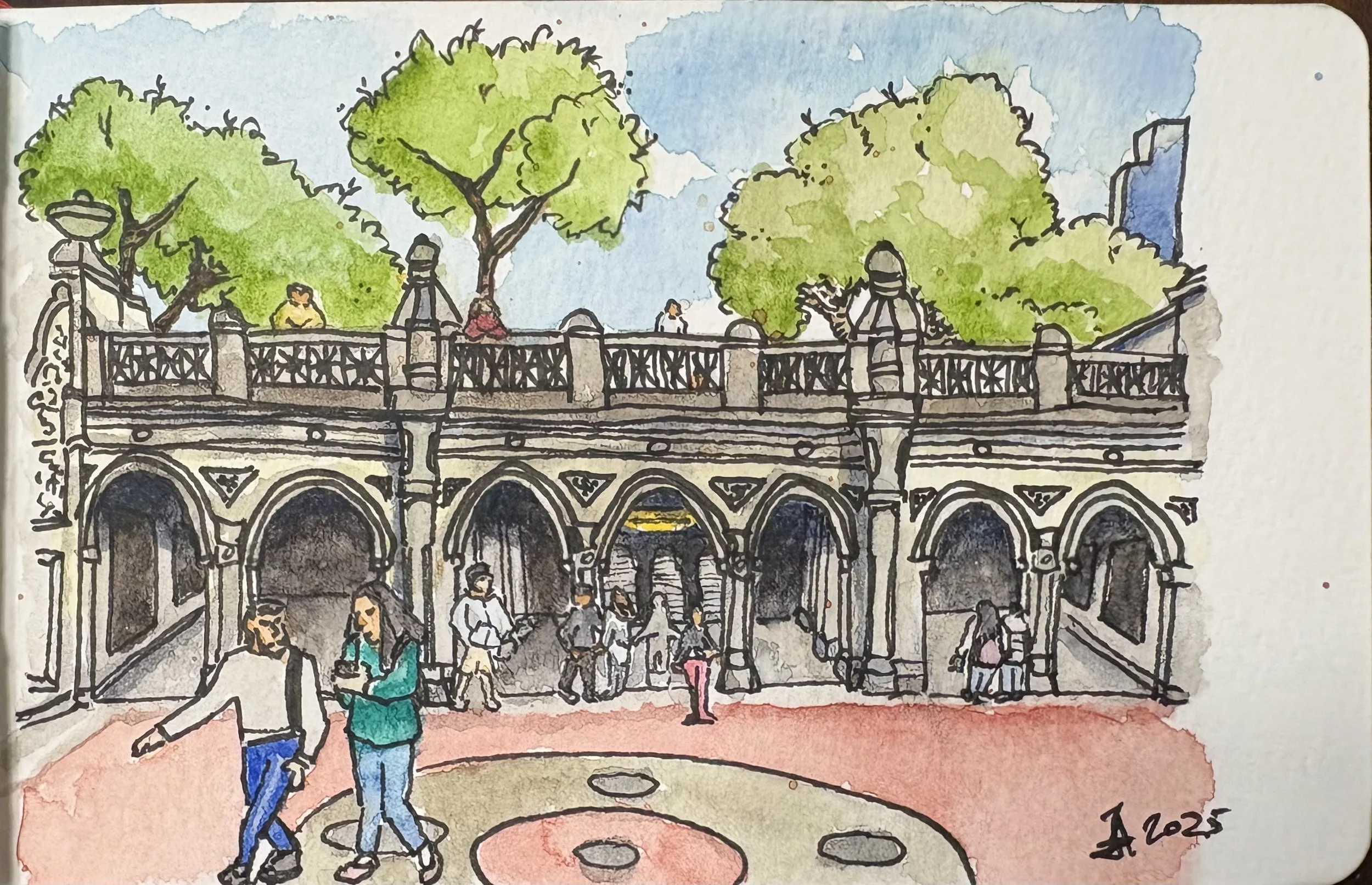 Bethesda Terrace, Central Park, Manhattan, NY, USA