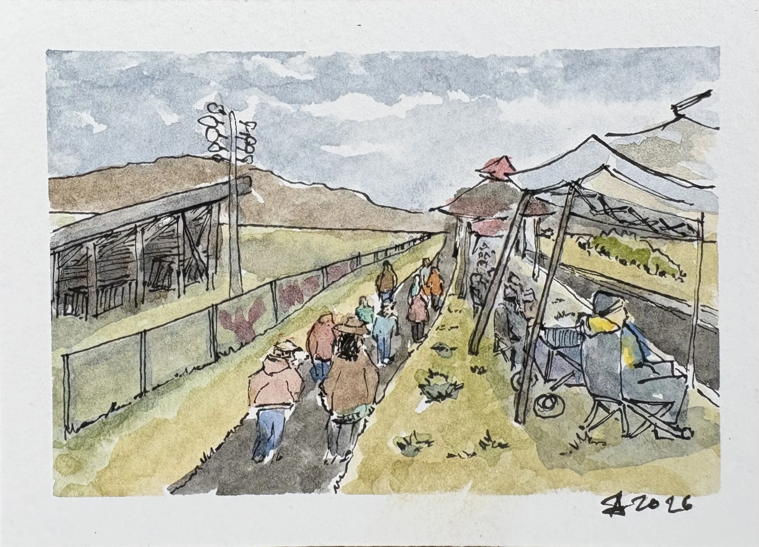 Pony Express Pkwy, Pony Express Days Parade, Eagle Mountain, UT USA Plein Air