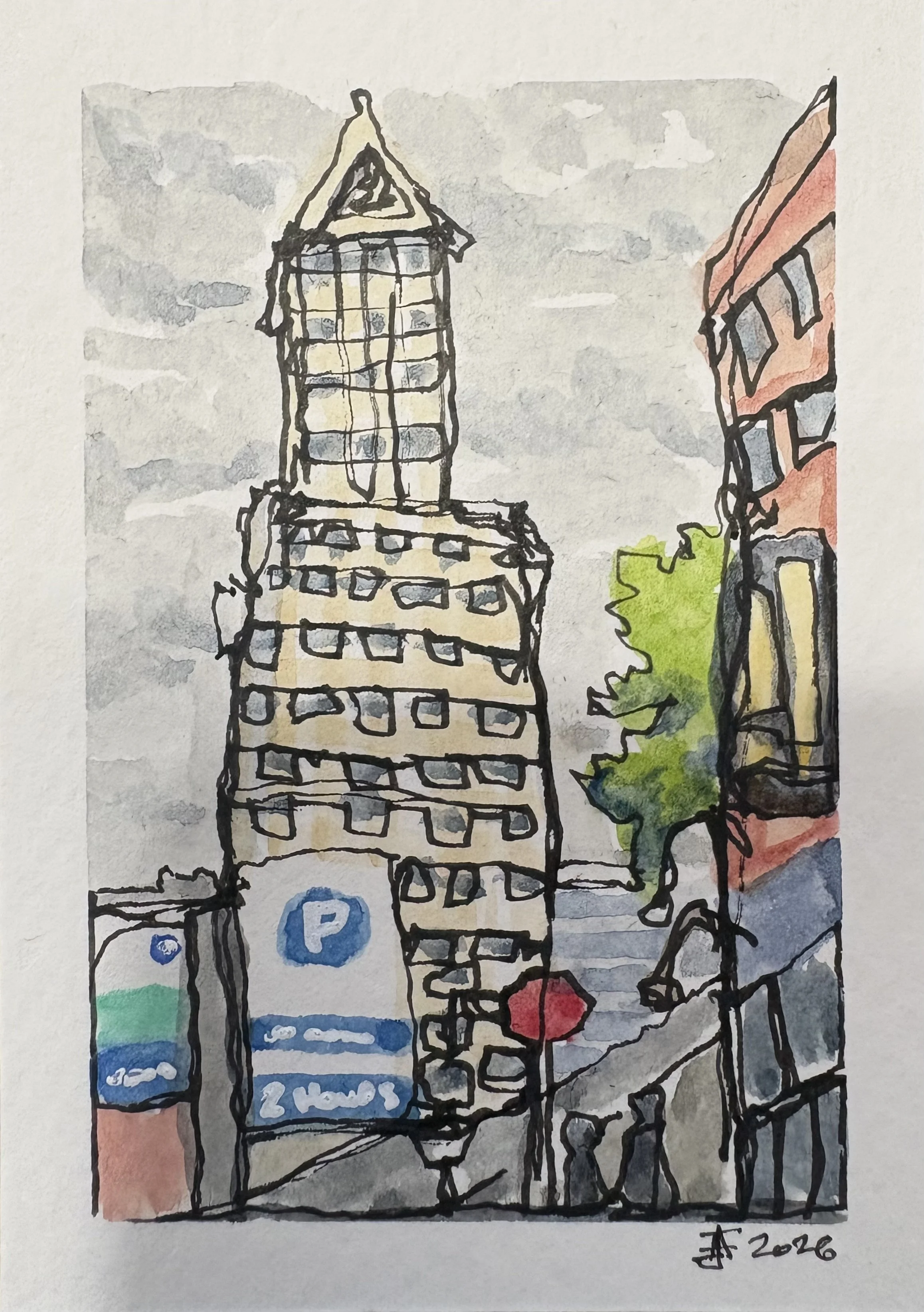 Smith Tower, Seattle, WA, USA
Continuous Contour Line
