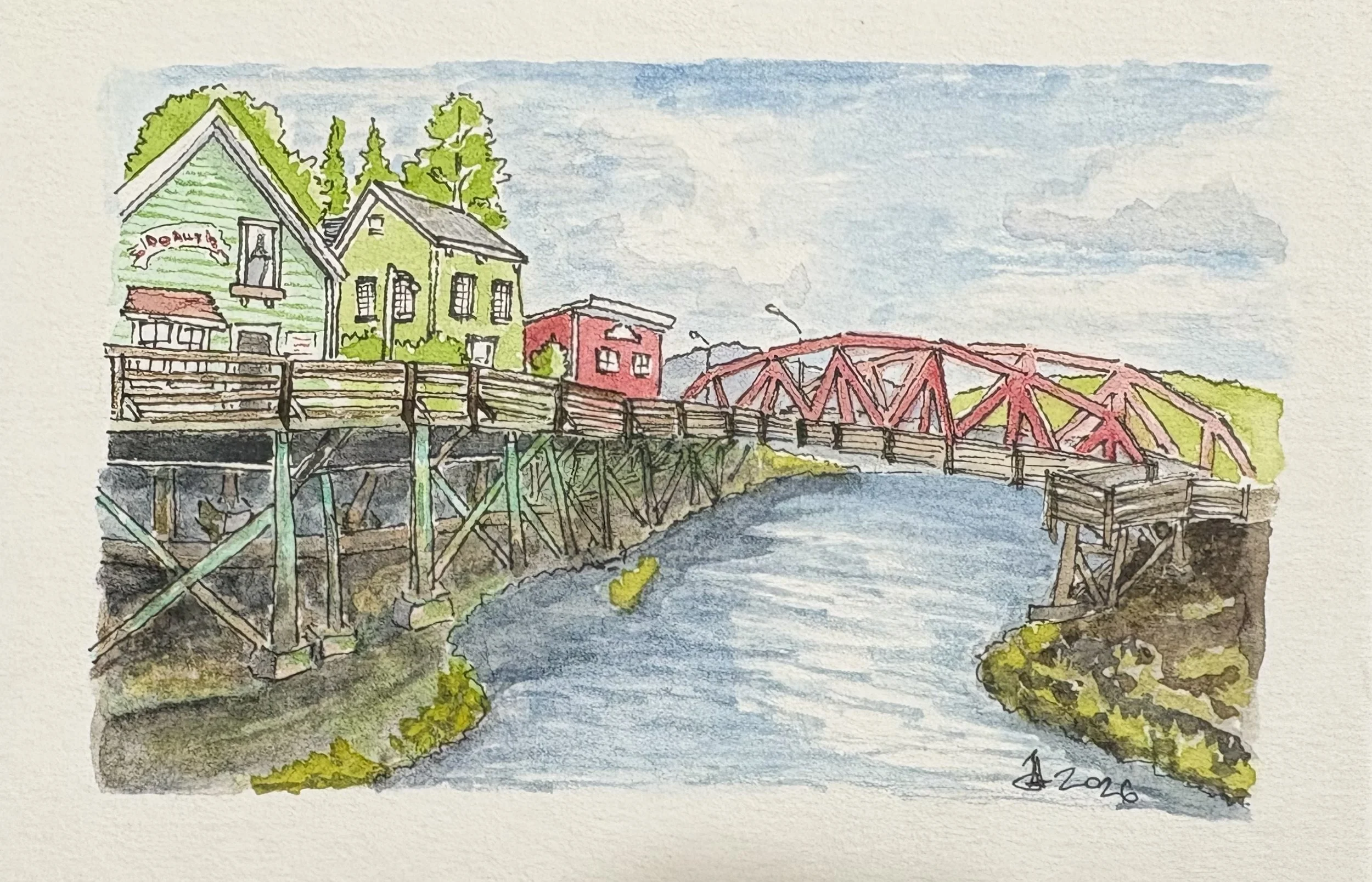 Stedman Street & Creek Street, Ketchikan, AK, USA