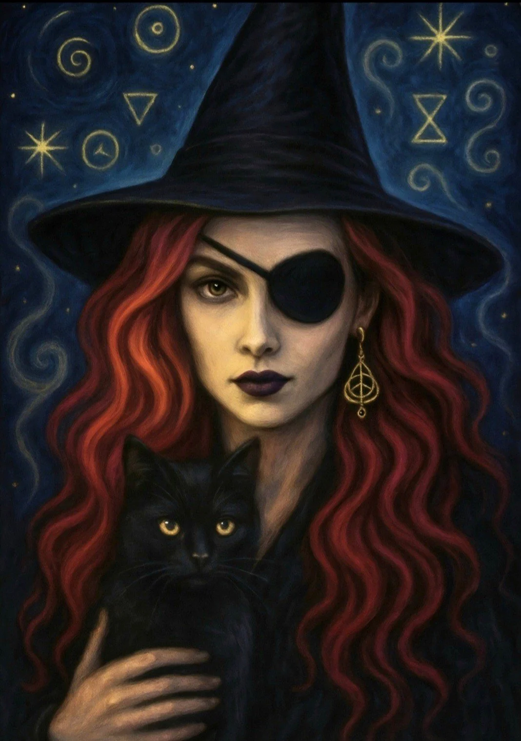 "Astrid & Duke" Art prints 🖤✨🐈‍⬛