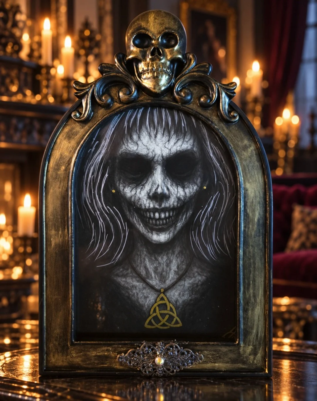 Lovely Lenore 🖤 Framed Gothic Art
