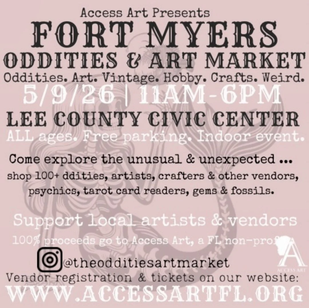 Oddities &amp; Art Market- Lee County Convention Center North Fort Meyers, Fl. 