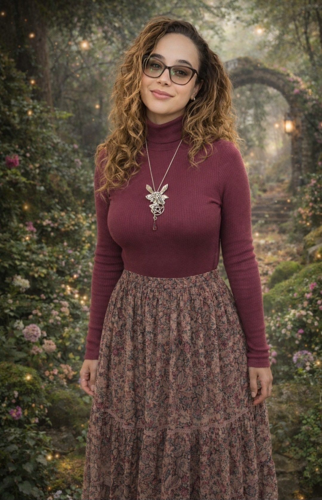 Sterling Silver Fairy Pendant Necklace 🧚‍♀️💜