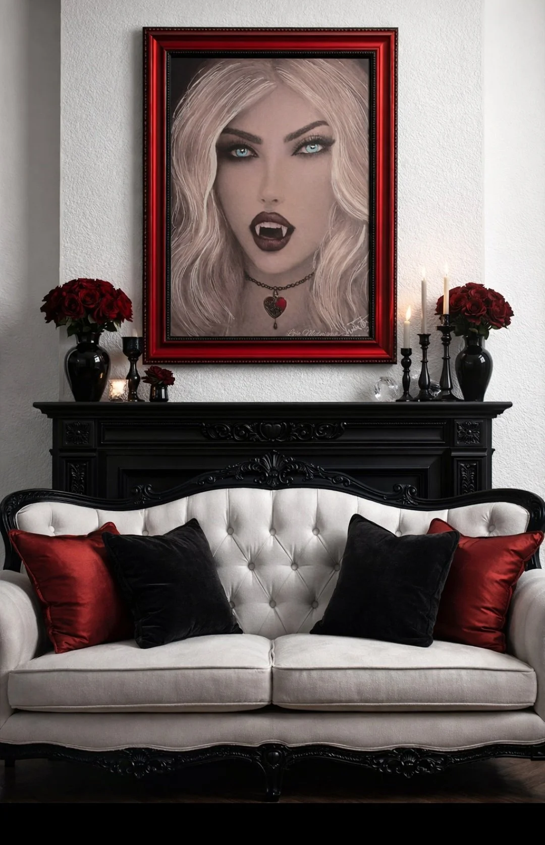 embellished valkyrie print on wall.jpg
