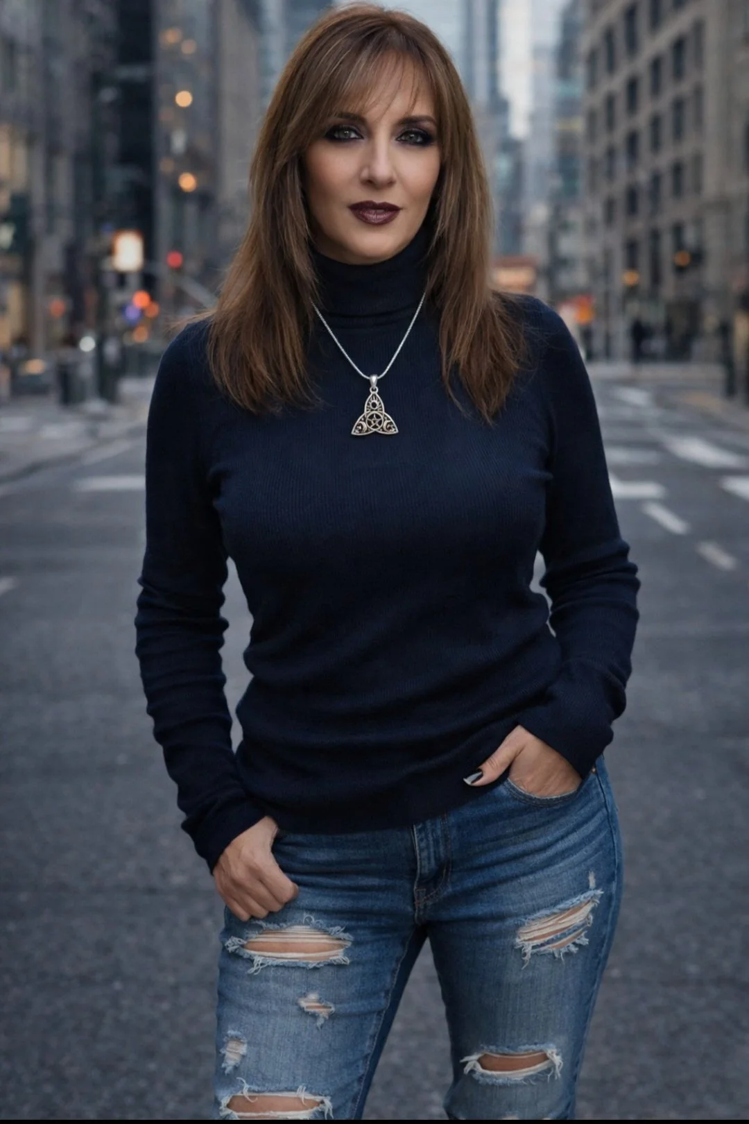 Celestial Triquetra Necklace