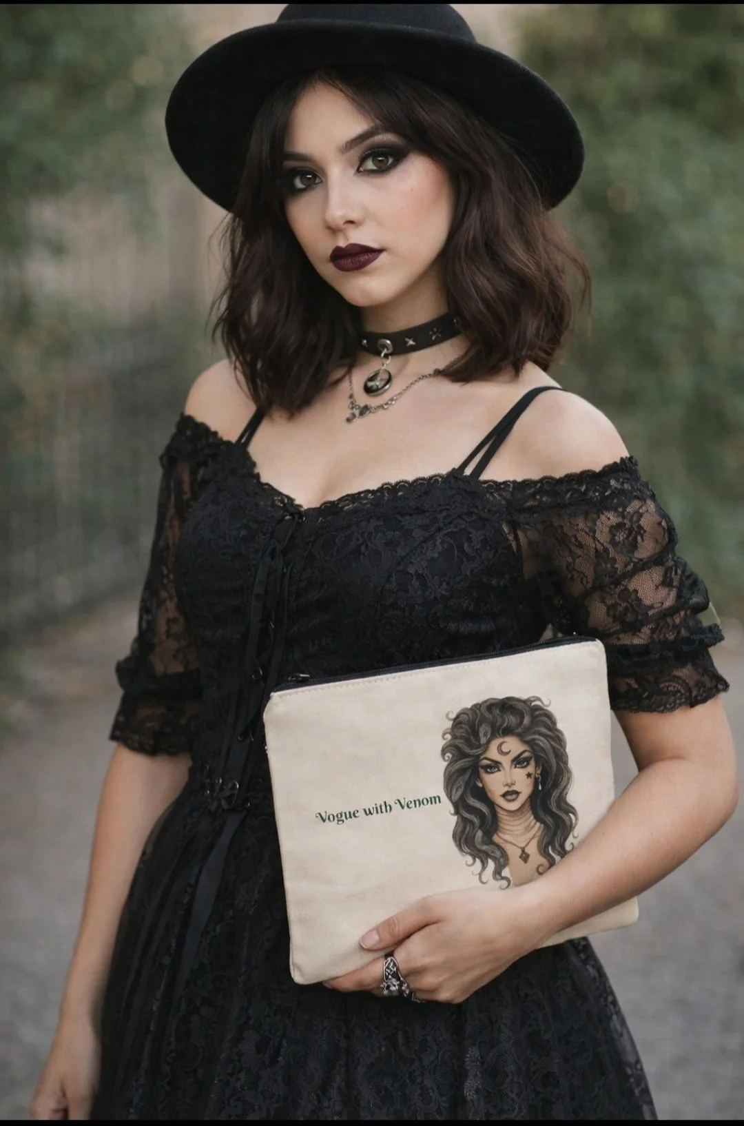 Vogue with Venom – Lilith Canvas Pouch