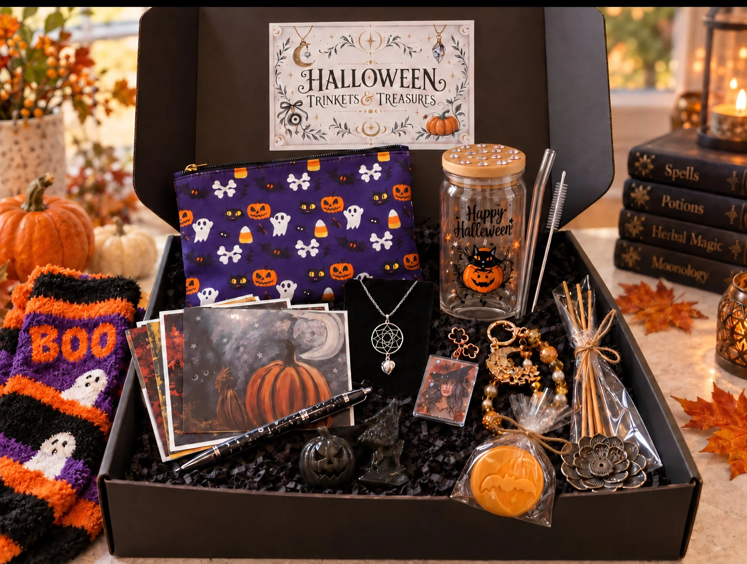 🎃 Halloween Trinkets & Treasures Box 🖤