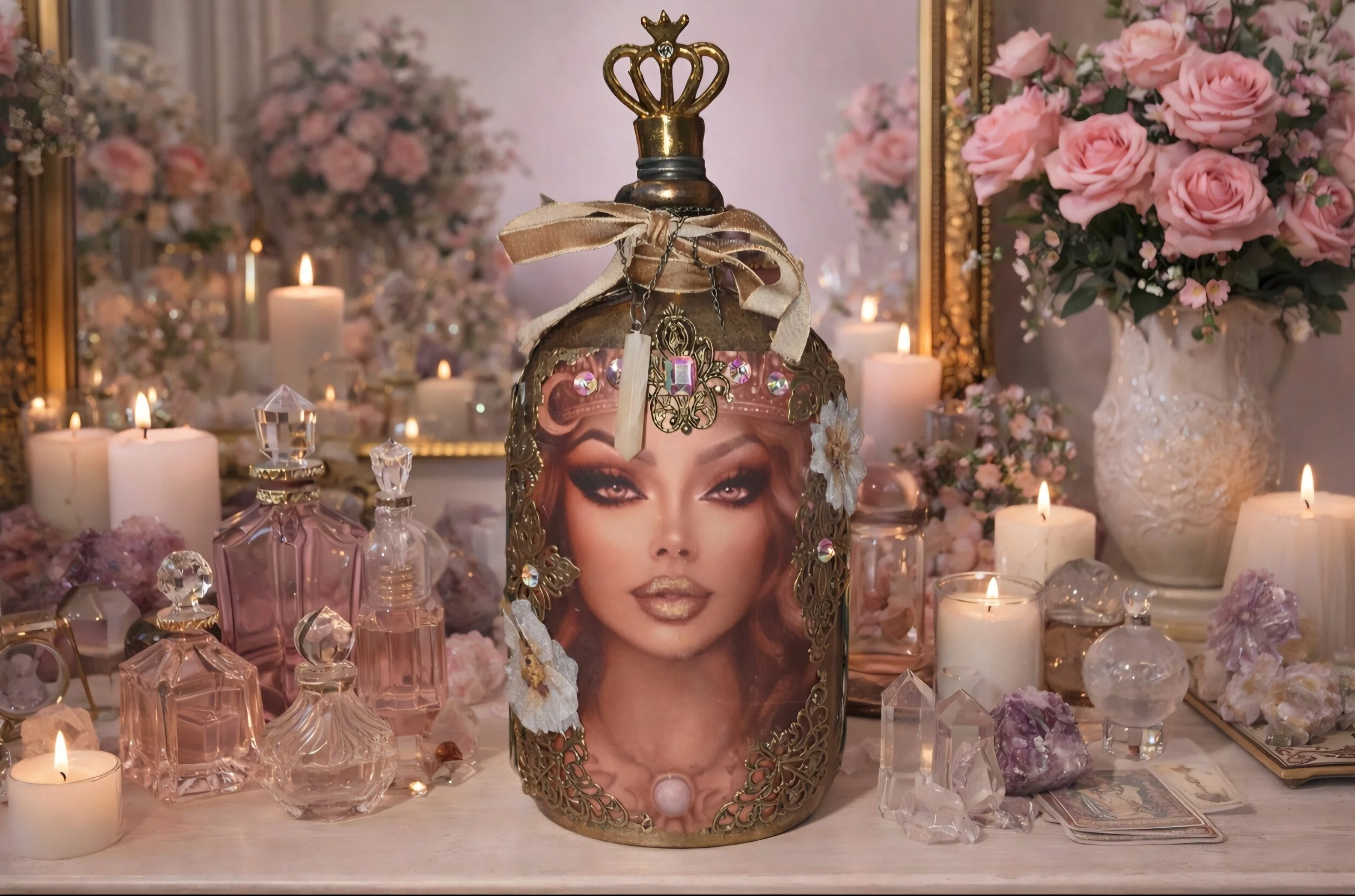 "Patrice" Art Bottle ✨🌹🔮