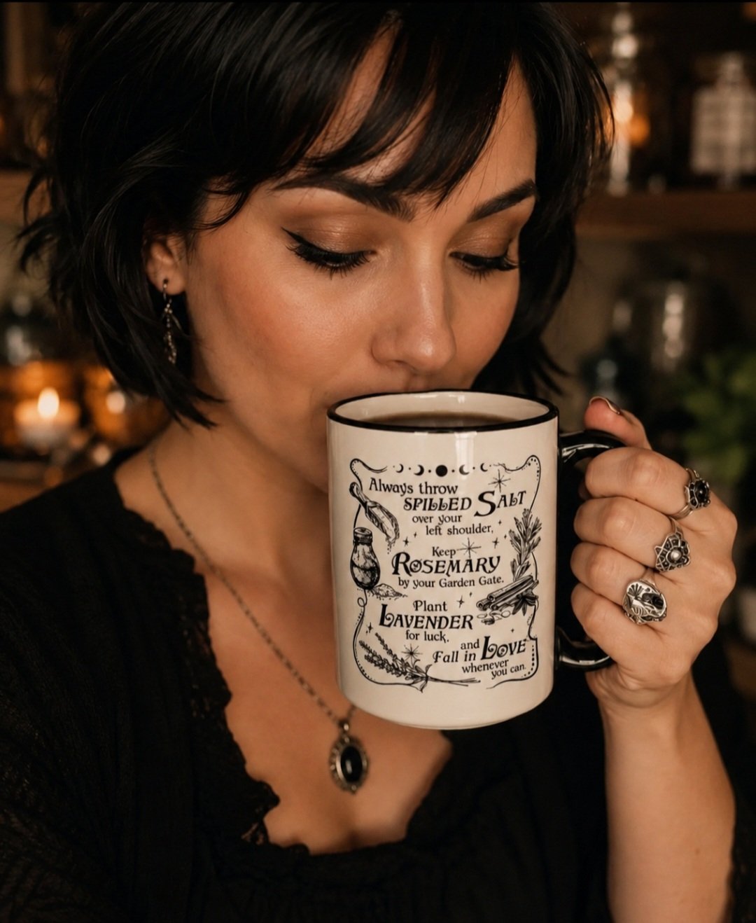 woman sipping black handle mug pm.jpg