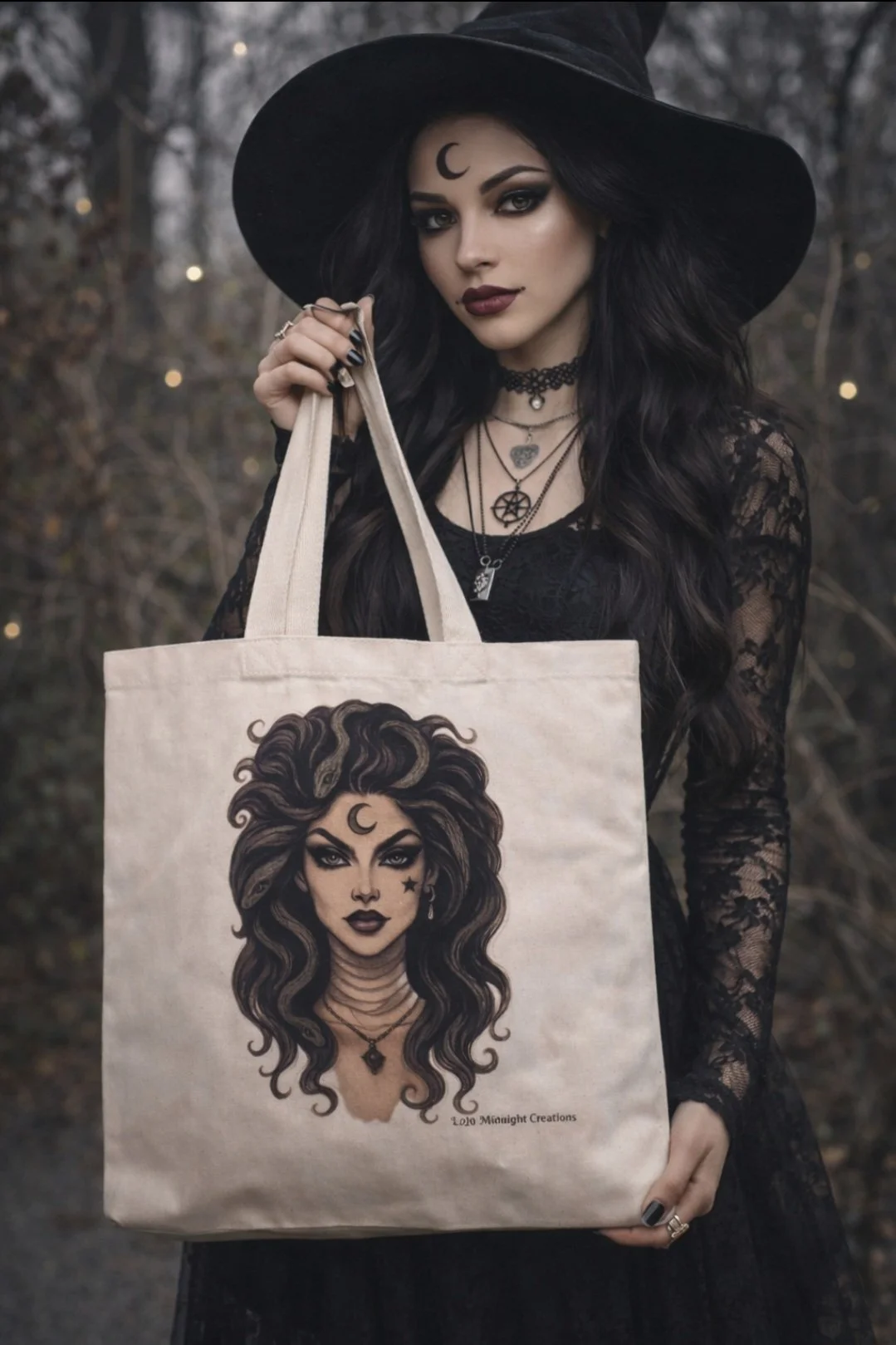 Mystic Canvas Tote Bag